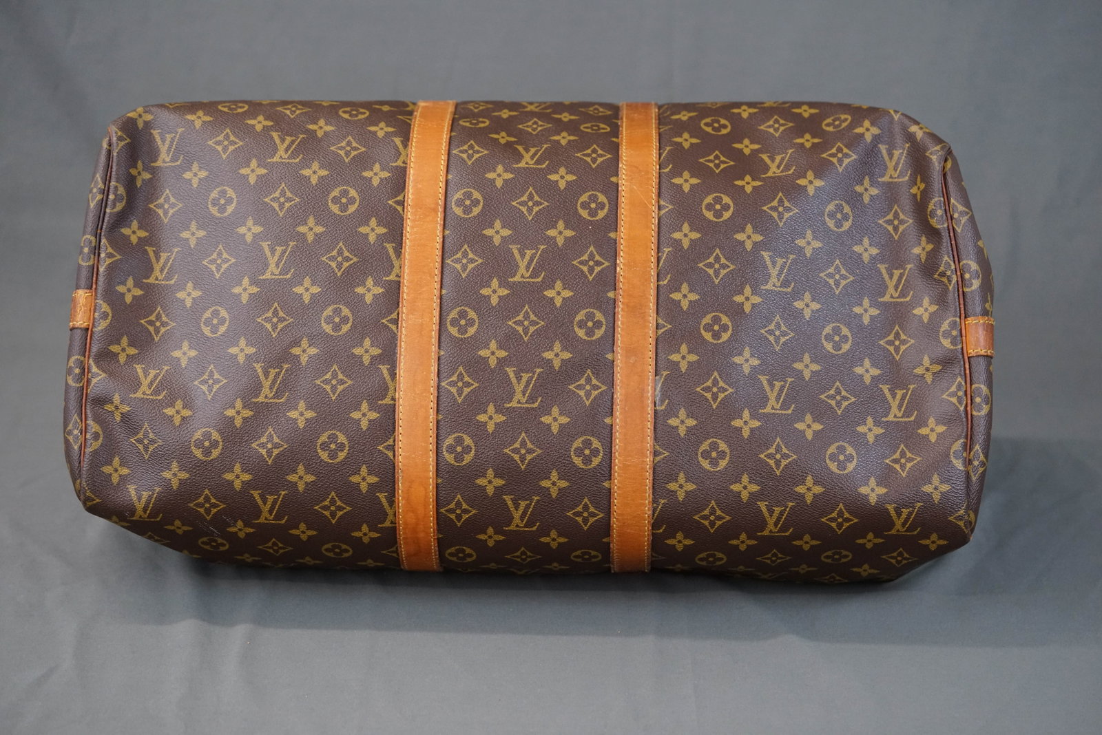 LOUIS VUITTON MONOGRAM 55 BOSTON BAG KEEPALL M41424 - 15