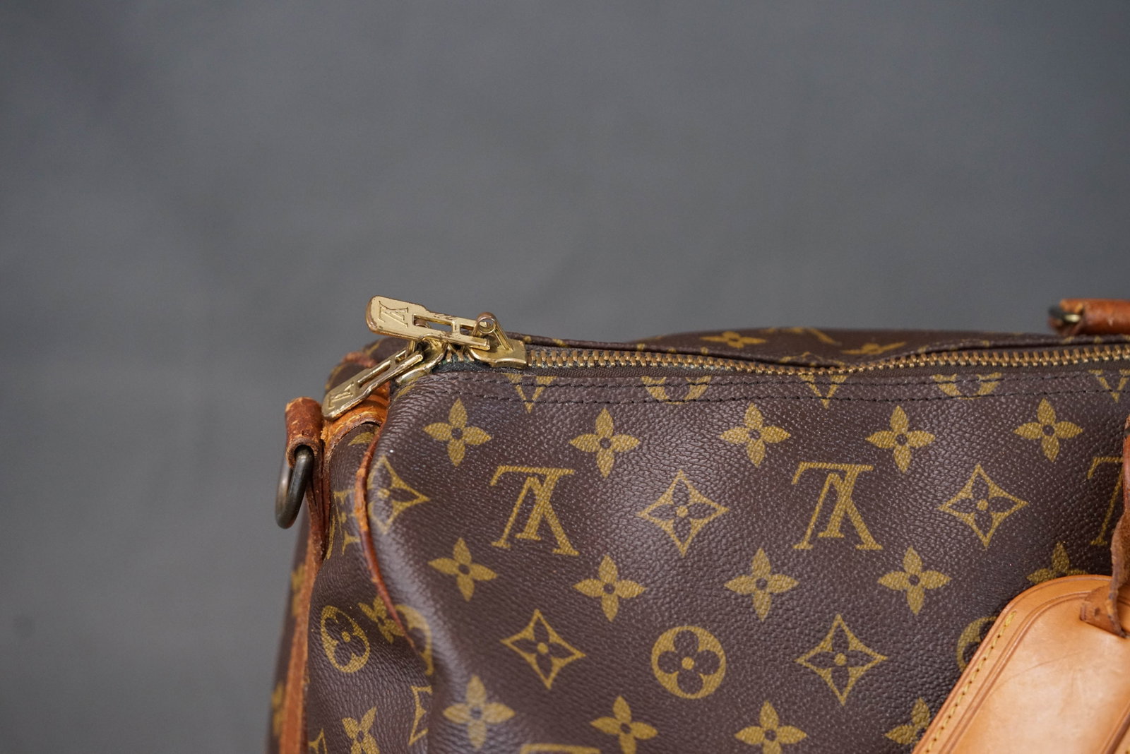 LOUIS VUITTON MONOGRAM 55 BOSTON BAG KEEPALL M41424 - 3
