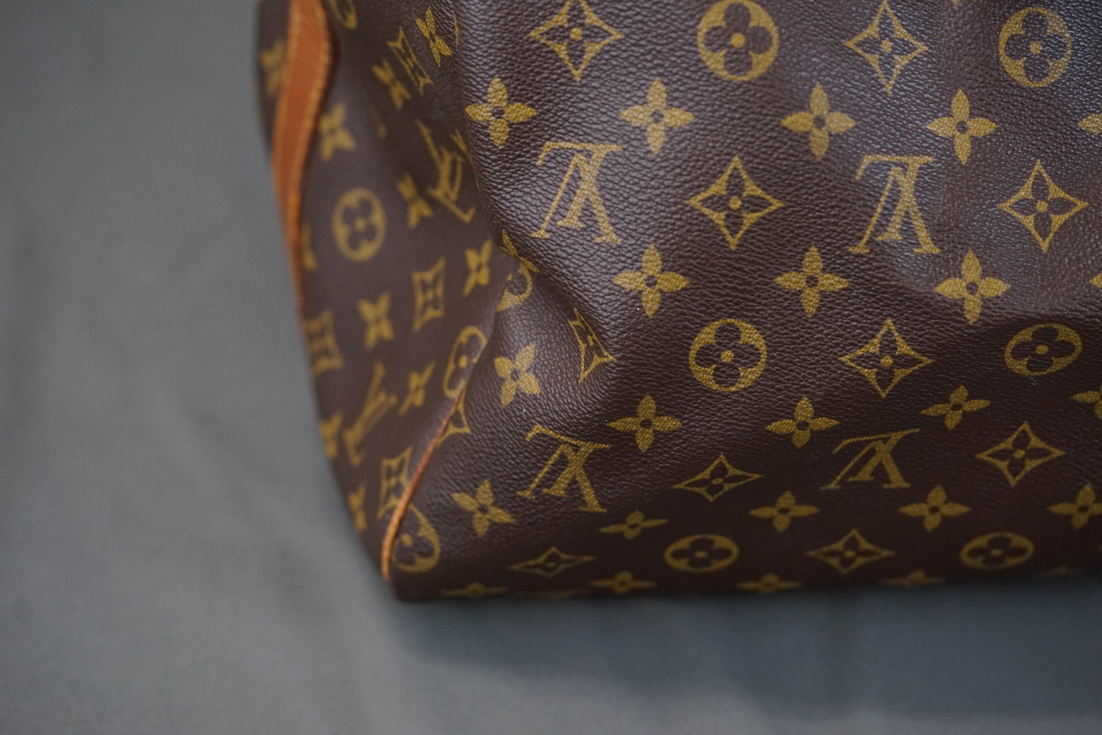 LOUIS VUITTON MONOGRAM 55 BOSTON BAG KEEPALL M41424 - 4