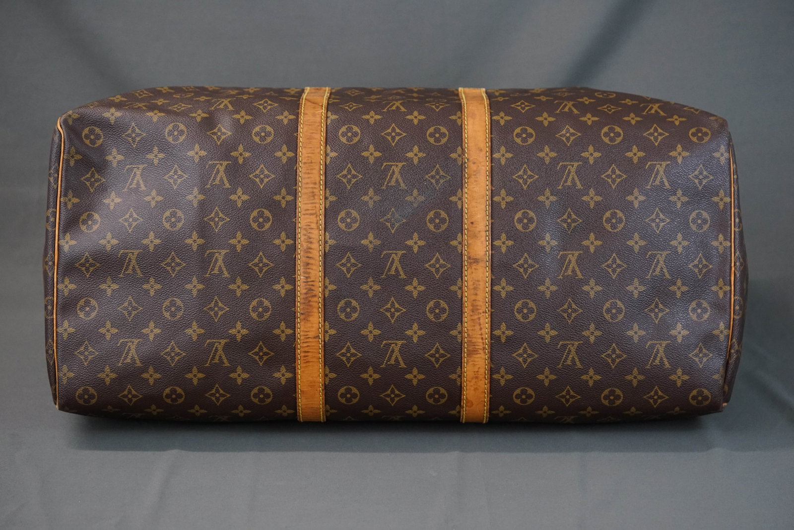 LOUIS VUITTON MONOGRAM KEEPALL 55 BOSTON BAG M41424 VI862 - 11