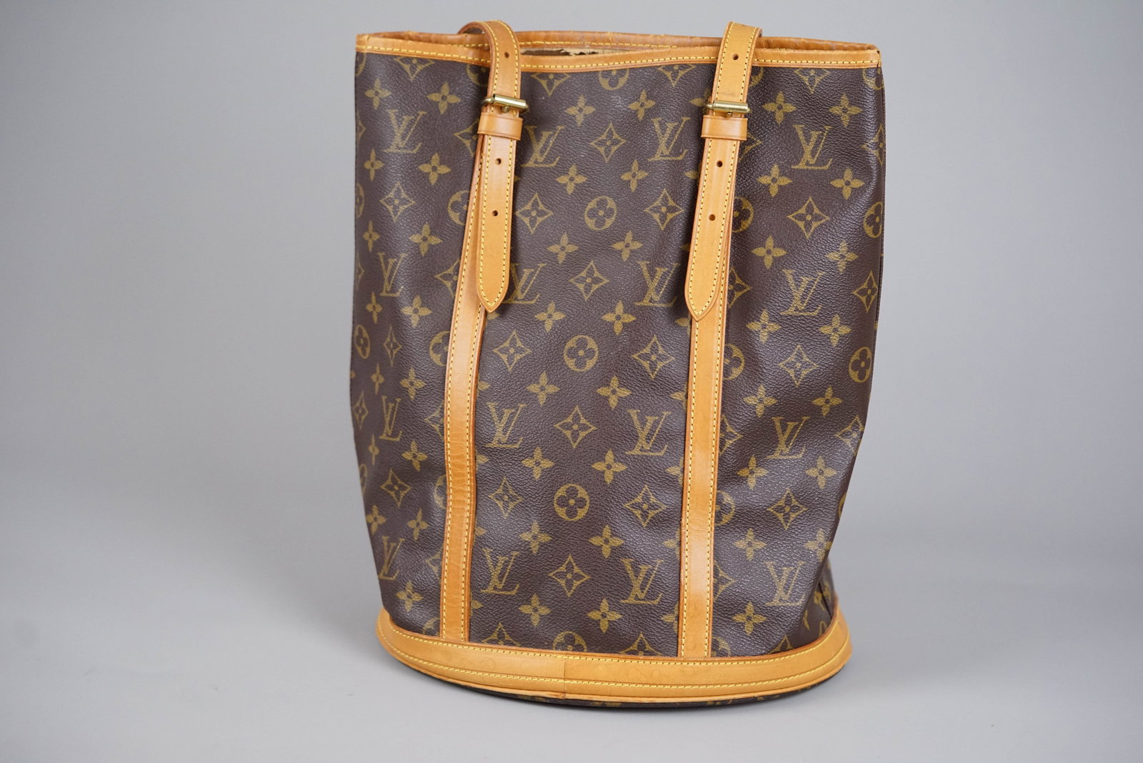 LOUIS VUITTON MONOGRAM BUCKET TOTE BAG M42236 - 3