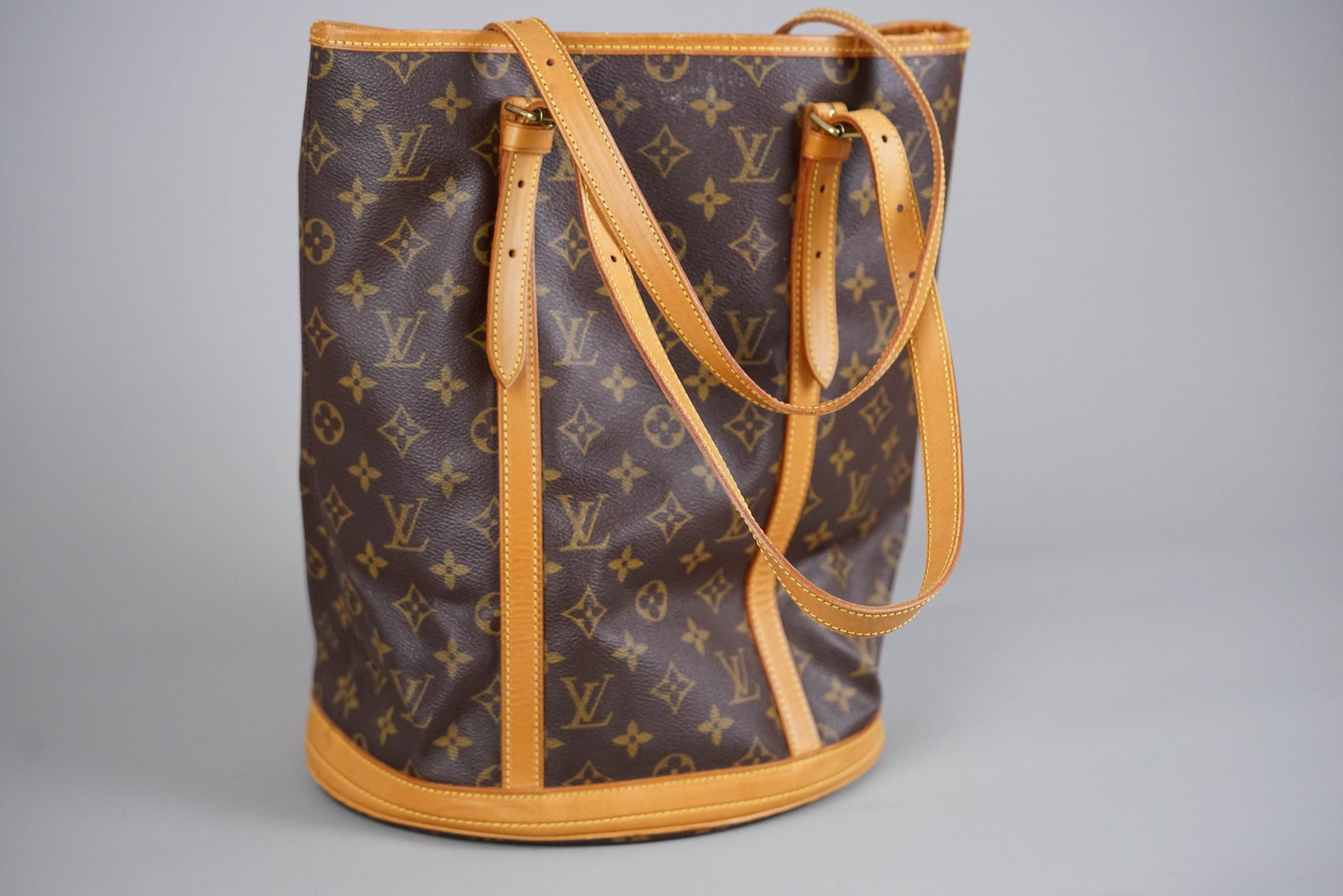 LOUIS VUITTON MONOGRAM BUCKET TOTE BAG M42236 - 8