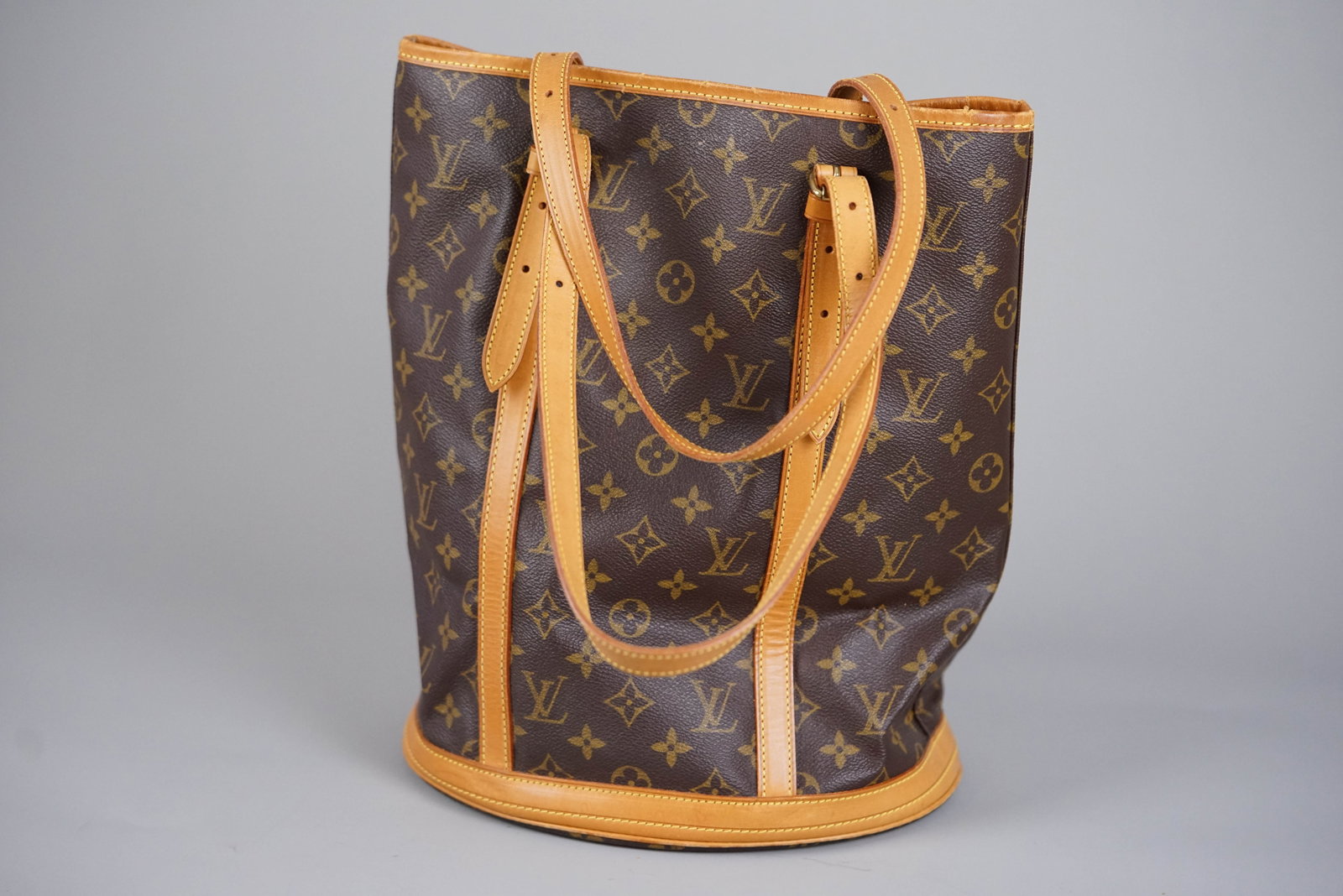 LOUIS VUITTON MONOGRAM BUCKET TOTE BAG M42236 - 9
