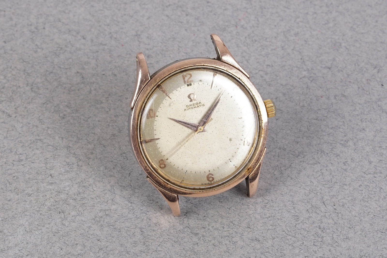 OMEGA OVERSIZE GOLD PLATED BUMPER WRISTWATCH - 2