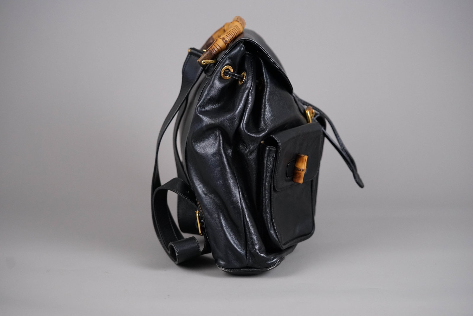 GUCCI BAMBOO BACKPACK LEATHER 0016 - 10
