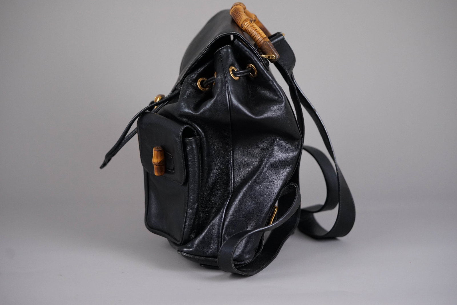 GUCCI BAMBOO BACKPACK LEATHER 0016 - 12