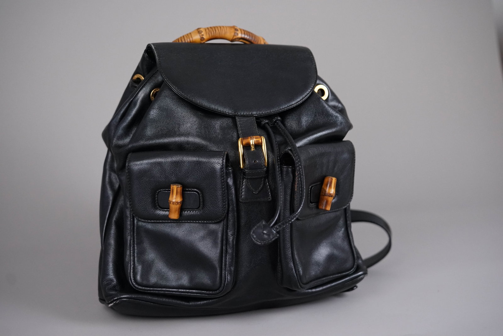 GUCCI BAMBOO BACKPACK LEATHER 0016 - 2