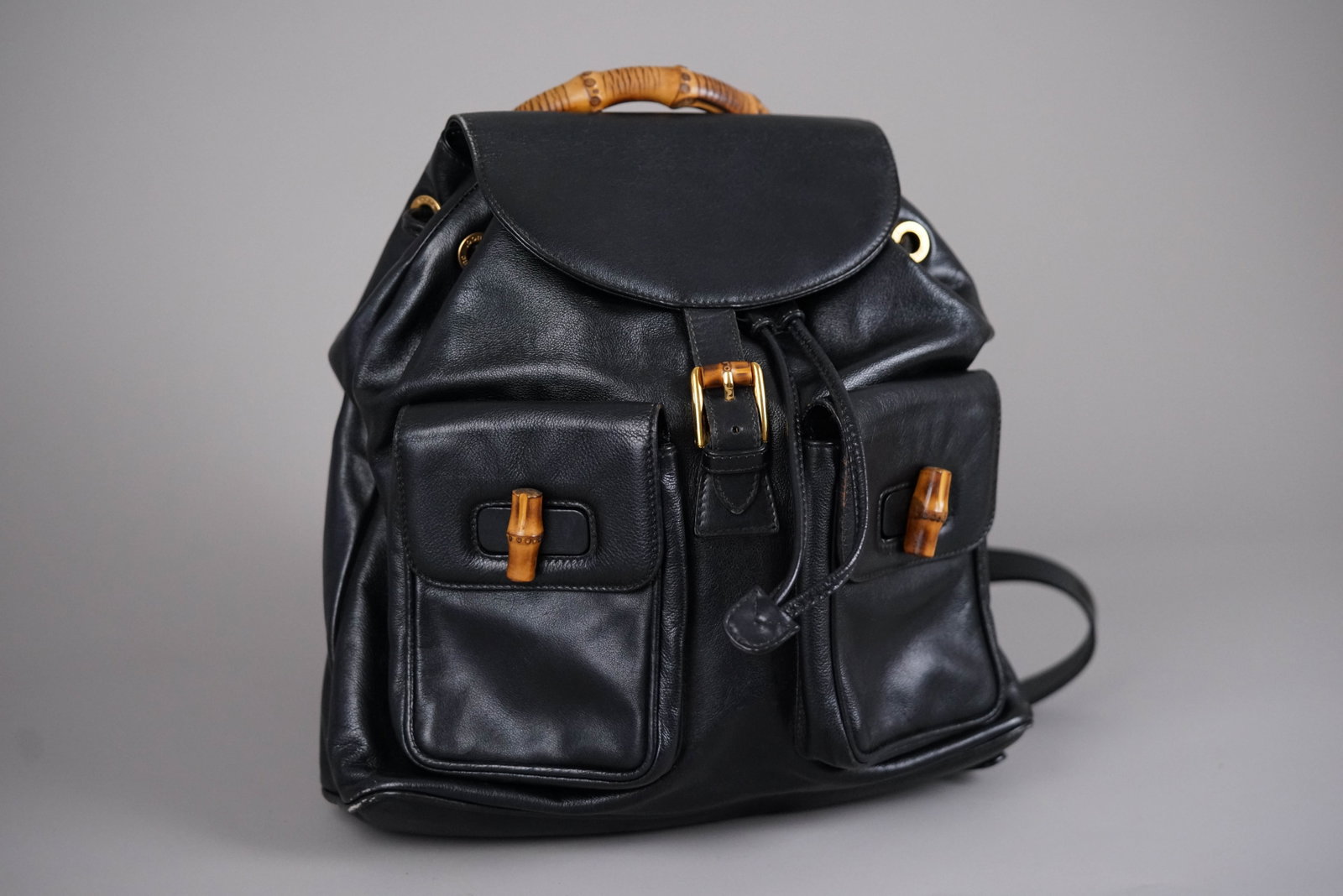 GUCCI BAMBOO BACKPACK LEATHER 0016 - 3