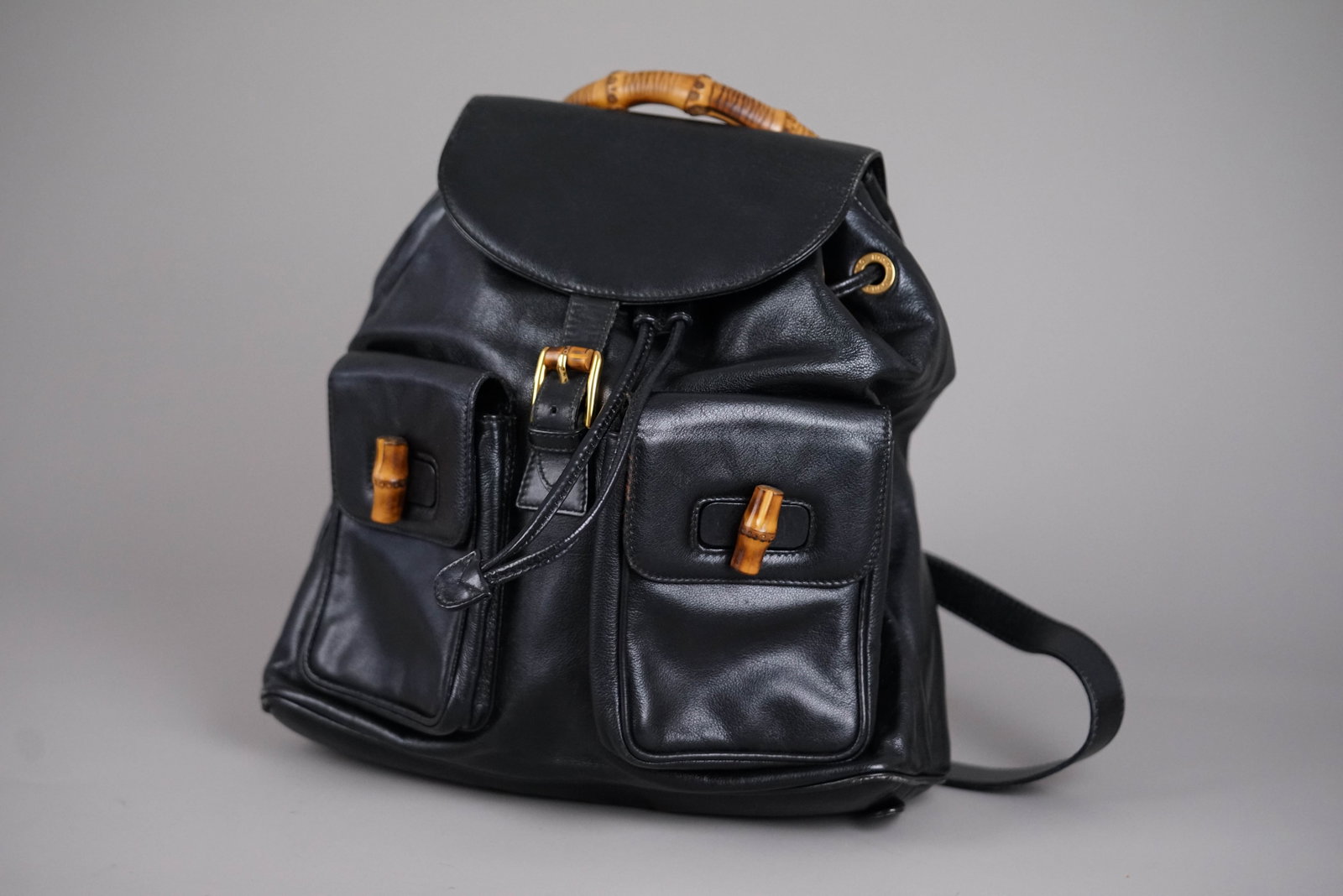 GUCCI BAMBOO BACKPACK LEATHER 0016 - 4
