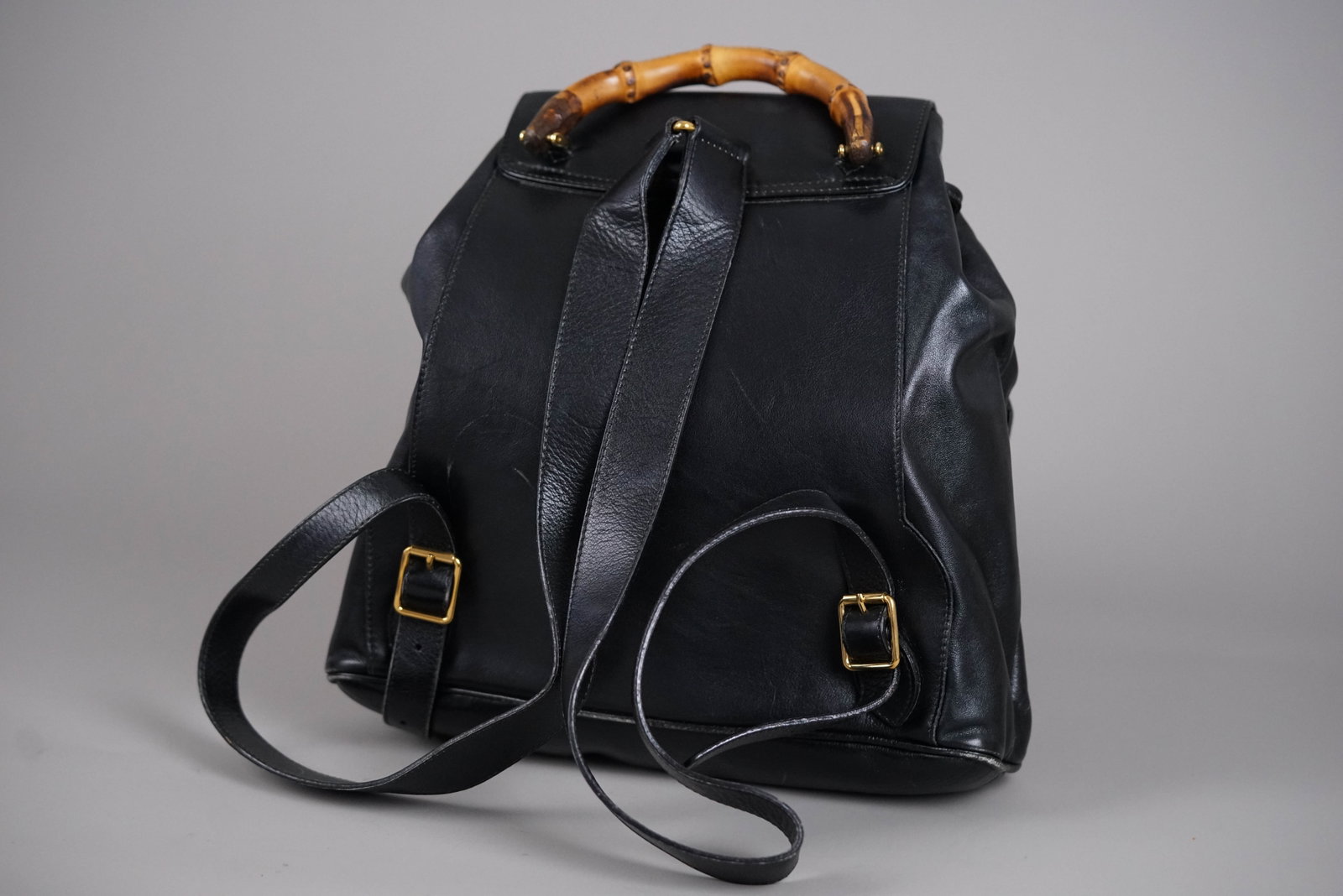 GUCCI BAMBOO BACKPACK LEATHER 0016 - 9