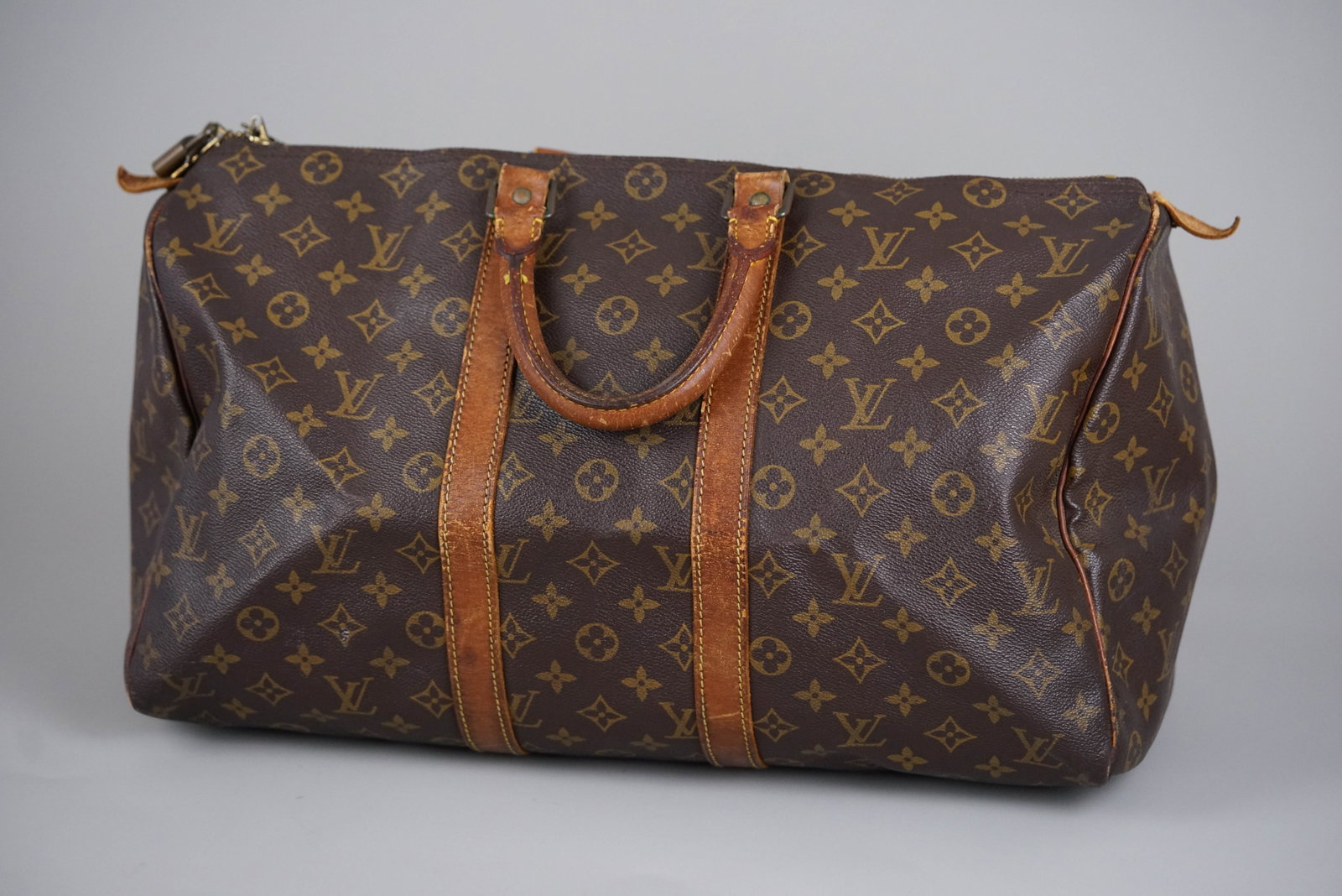 LOUIS VUITTON MONOGRAM HOLDALL 45 BOSTON BAG M41428 VI874 - 11
