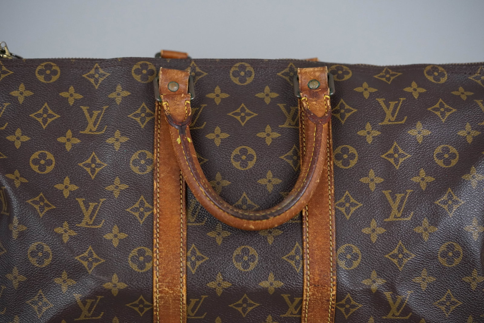 LOUIS VUITTON MONOGRAM HOLDALL 45 BOSTON BAG M41428 VI874 - 12