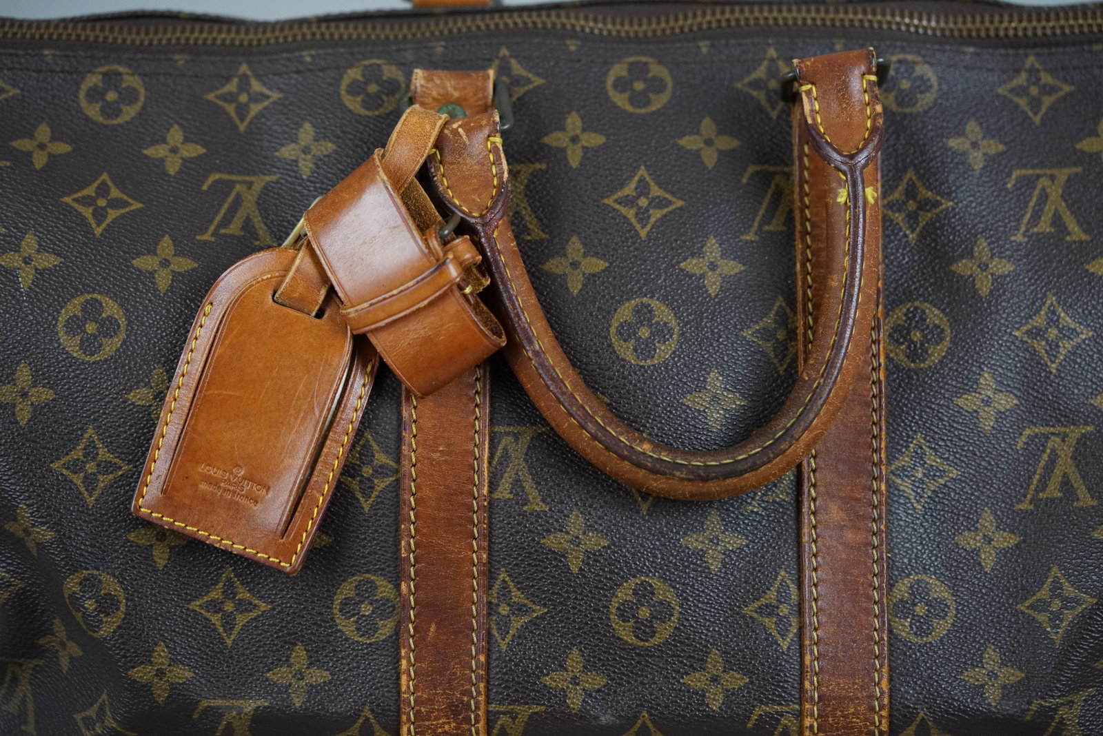 LOUIS VUITTON MONOGRAM HOLDALL 45 BOSTON BAG M41428 VI874 - 5