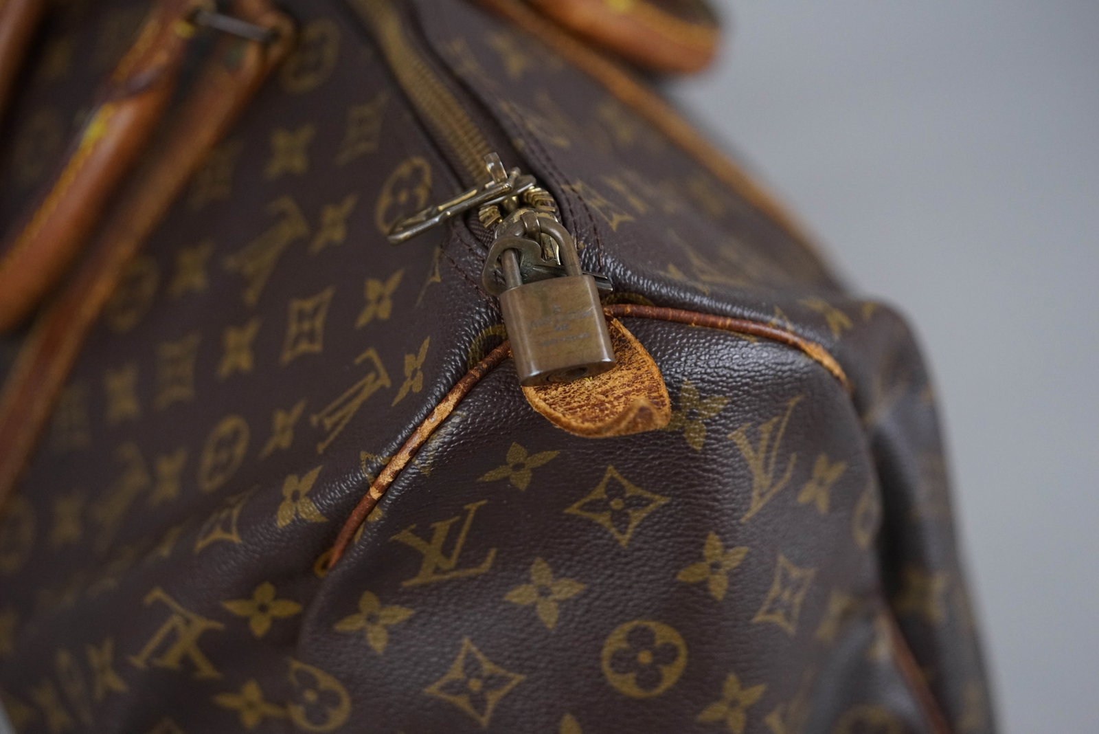 LOUIS VUITTON MONOGRAM HOLDALL 45 BOSTON BAG M41428 VI874 - 8