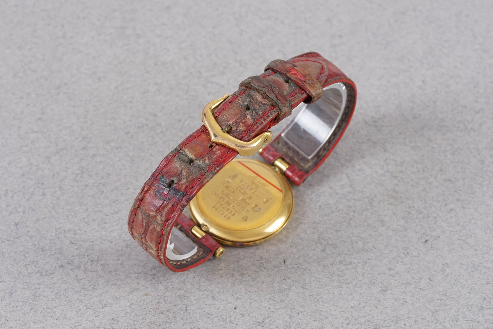 CARTIER VENDOME GOLD VERMEIL MUST W/ BOX & GUARANTEE PAPERS REF. 590003 - 4