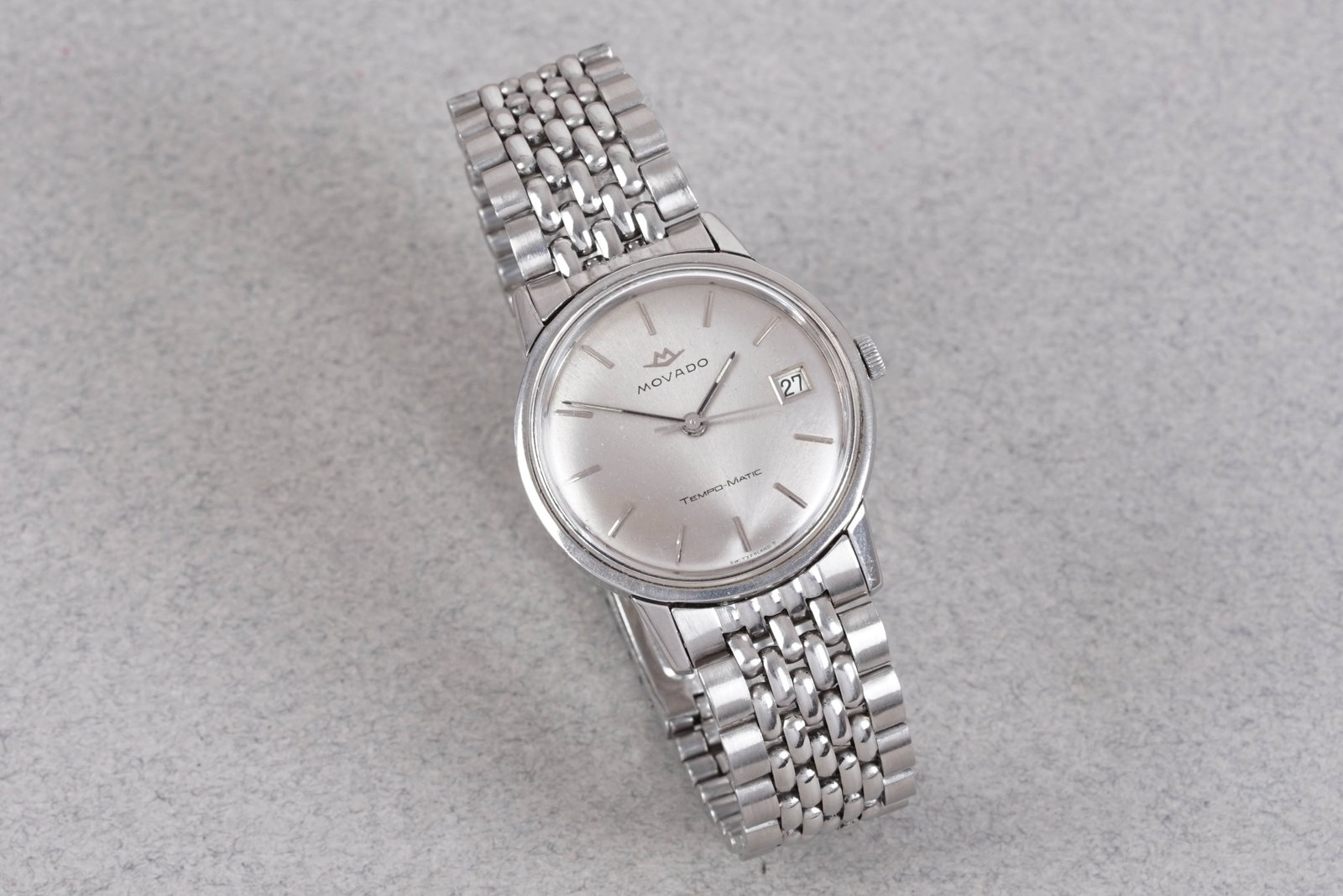 MOVADO TEMPO-MATIC DATE W/ MOVADO BRACELET - 2