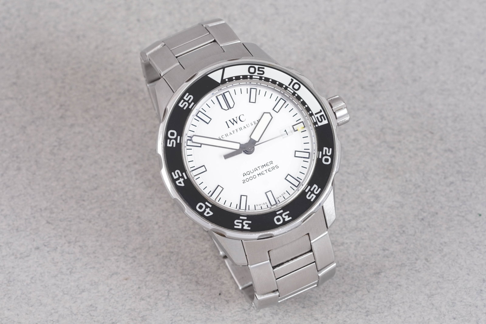 IWC SCHAFFHAUSEN AQUATIMER 2000 METERS WRISTWATCH - 2