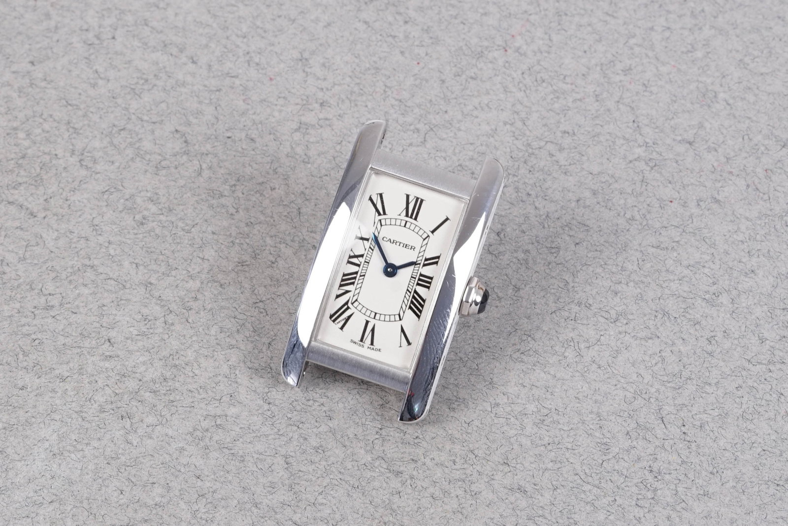CARTIER TANK AMERICAINE 18CT WHITE GOLD W/ BOX & PAPERS REF. W2601956 CIRCA 2004 - 2