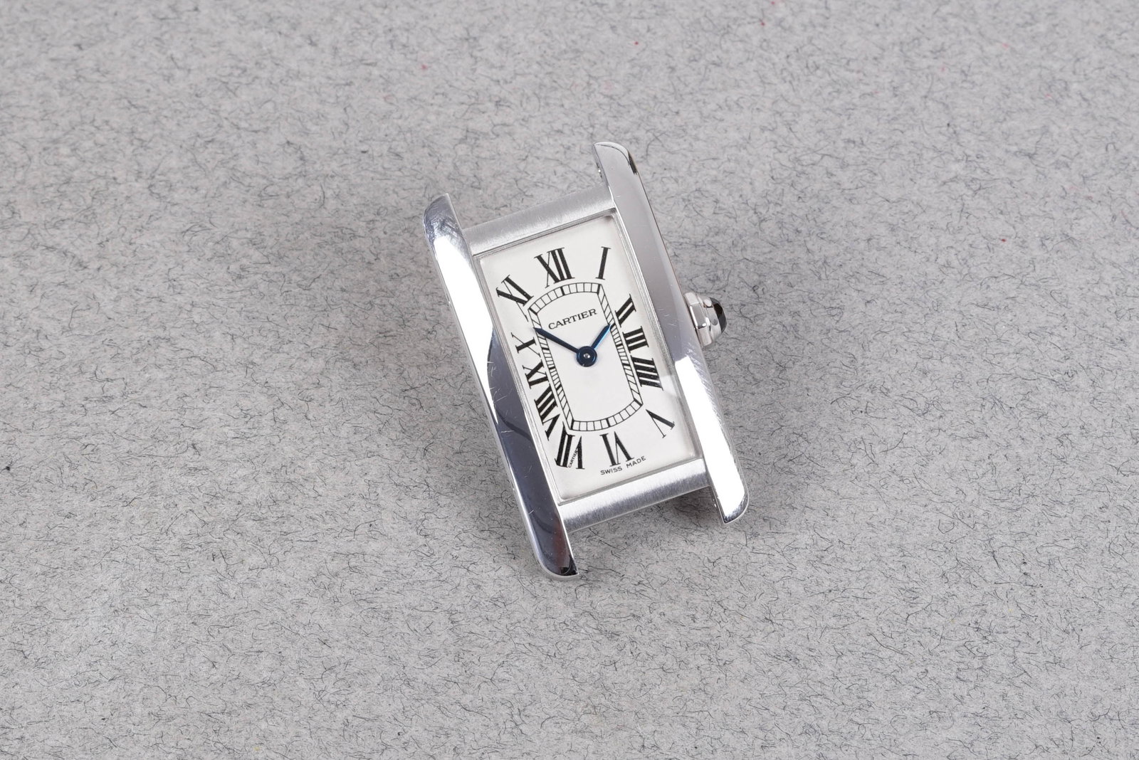CARTIER TANK AMERICAINE 18CT WHITE GOLD W/ BOX & PAPERS REF. W2601956 CIRCA 2004 - 3