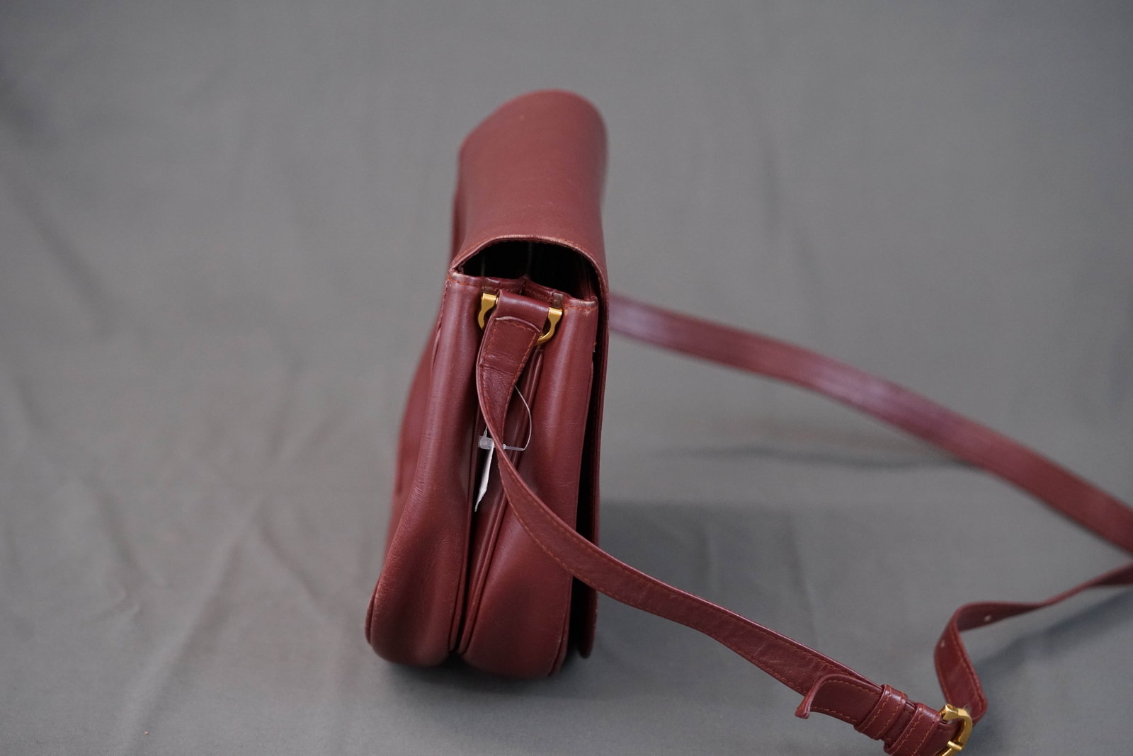 CARTIER RED LEATHER SHOULDER BAG - 8