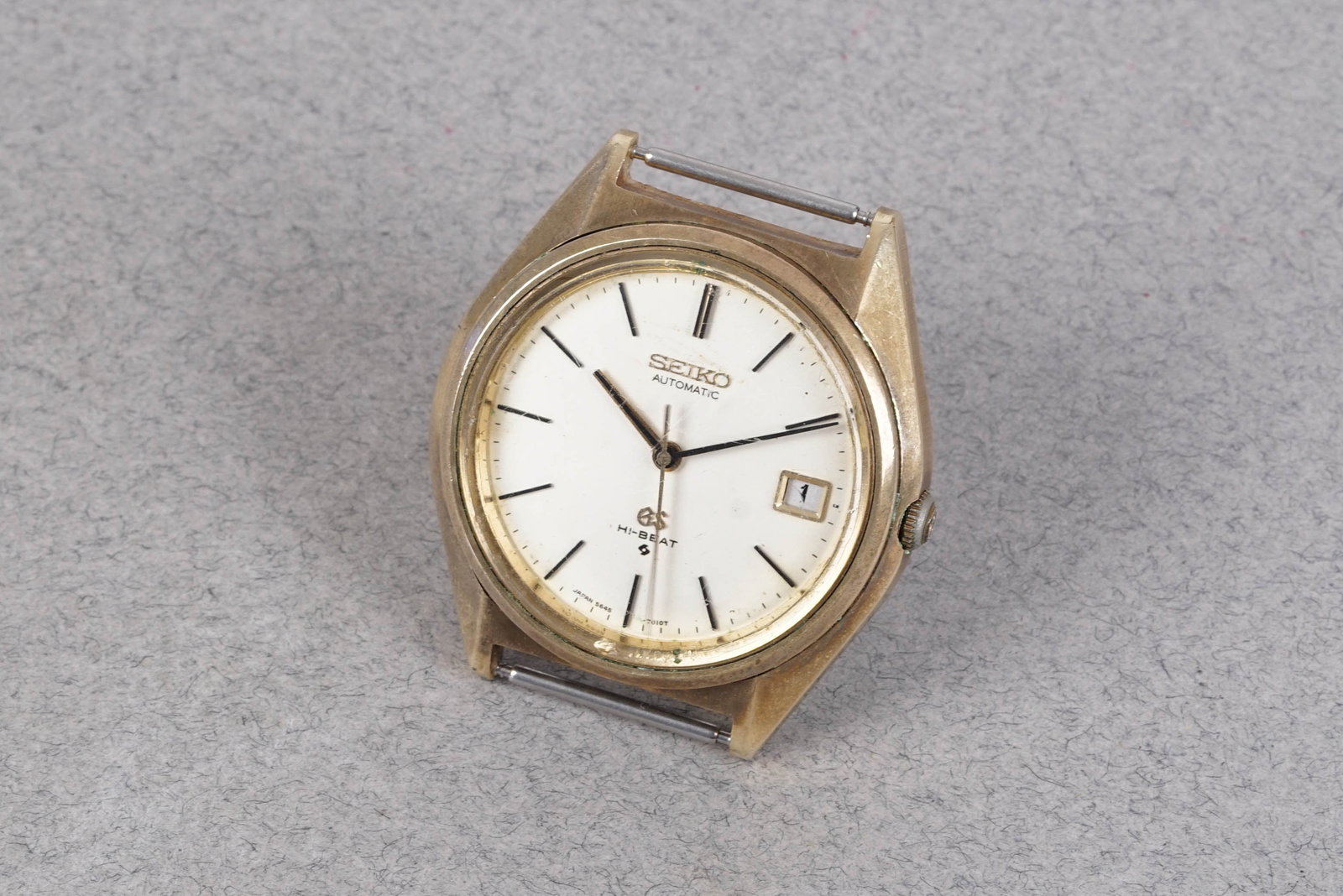 GRAND SEIKO HI-BEAT DATE GOLD PLATED REF. 5645-7010 (1 of 3)