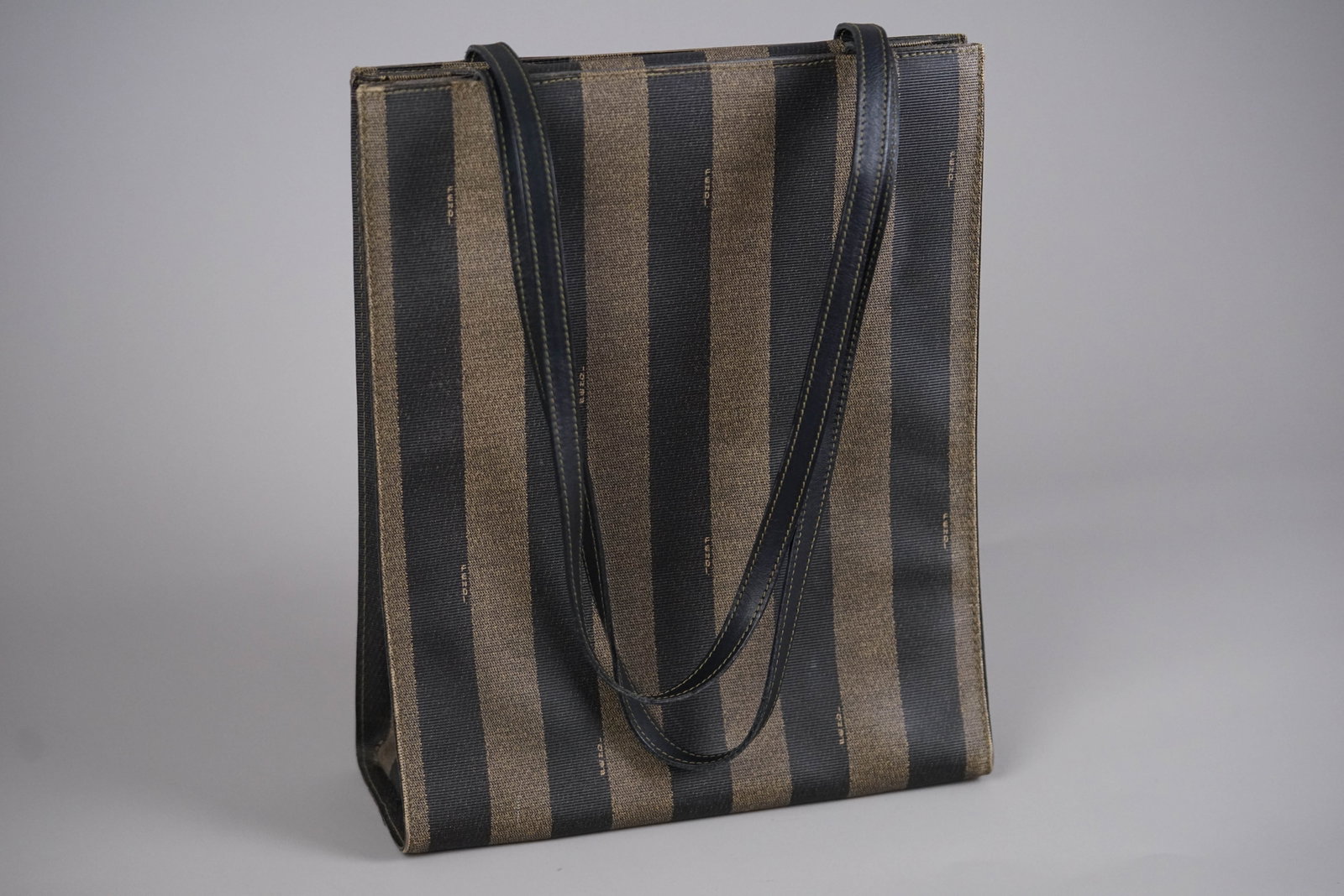 FENDI PECAN FF LOGO TOTE BAG - 11