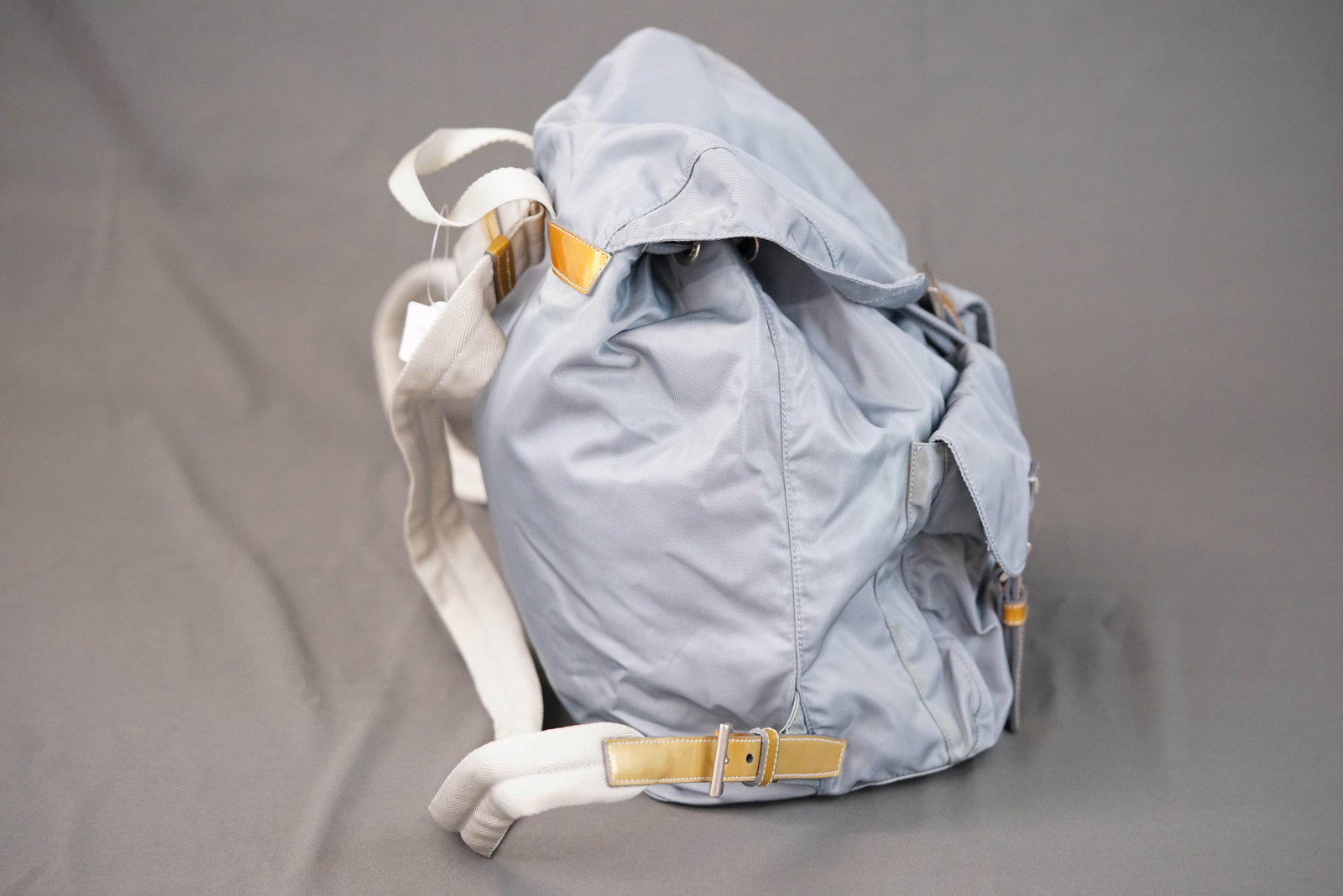 PRADA POCONO BLUE GALA NYLON BACKPACK - 8