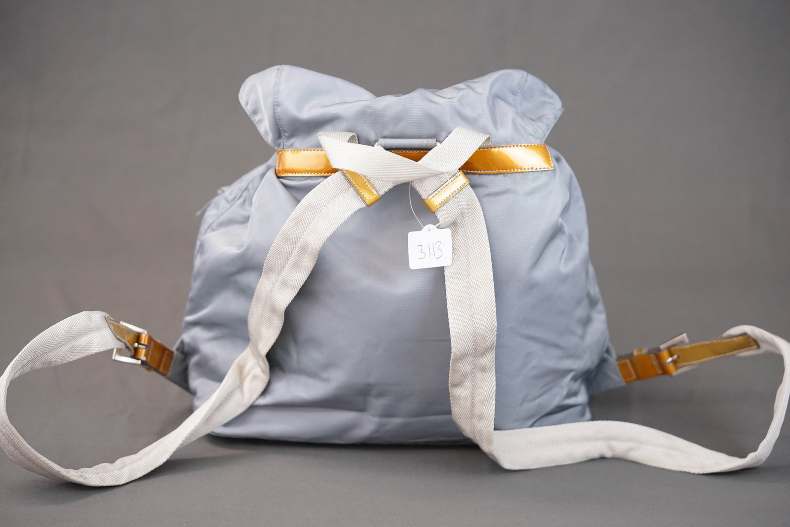 PRADA POCONO BLUE GALA NYLON BACKPACK - 9