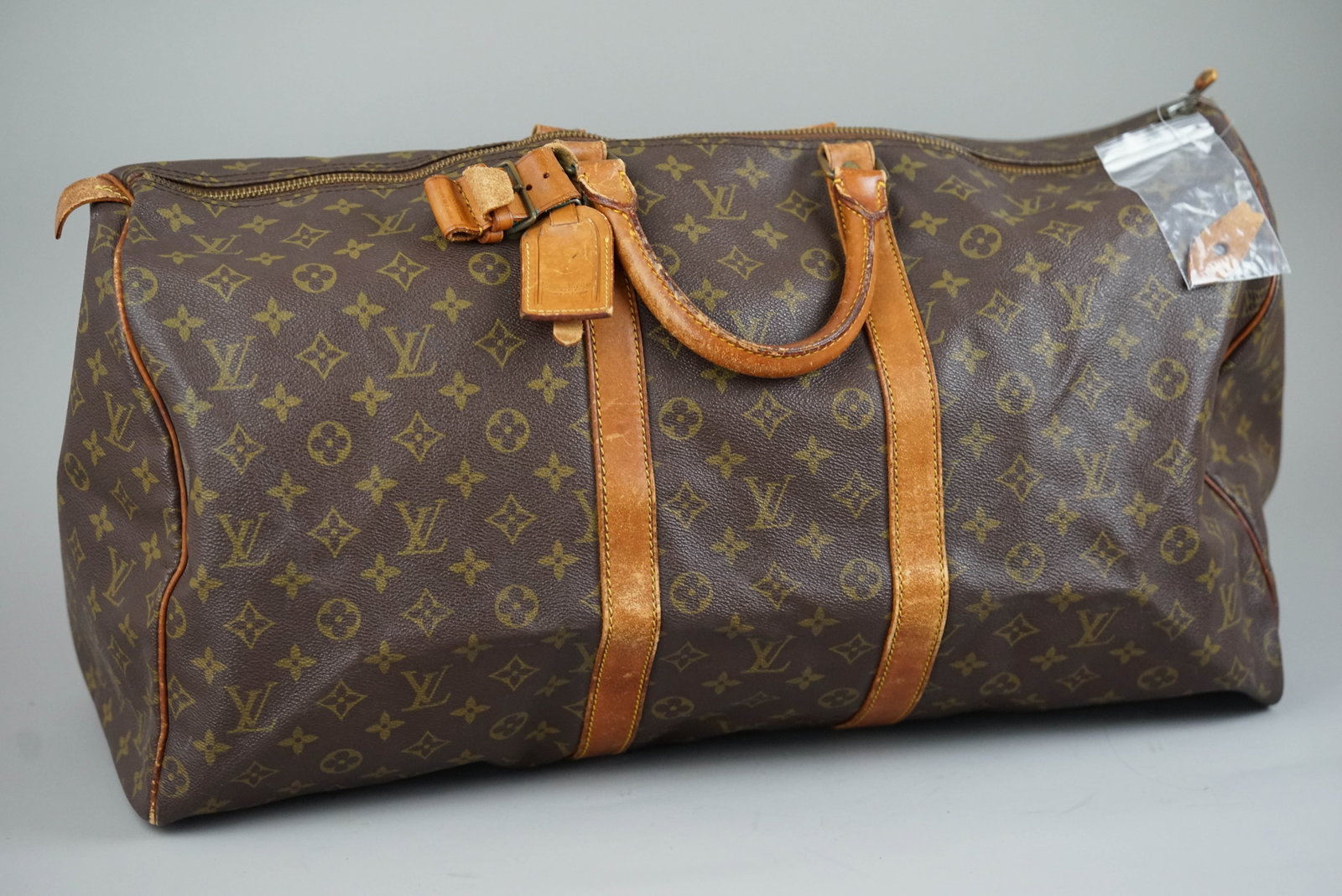LOUIS VUITTON MONOGRAM KEEPALL 55 BOSTON BAG M41424 - 2