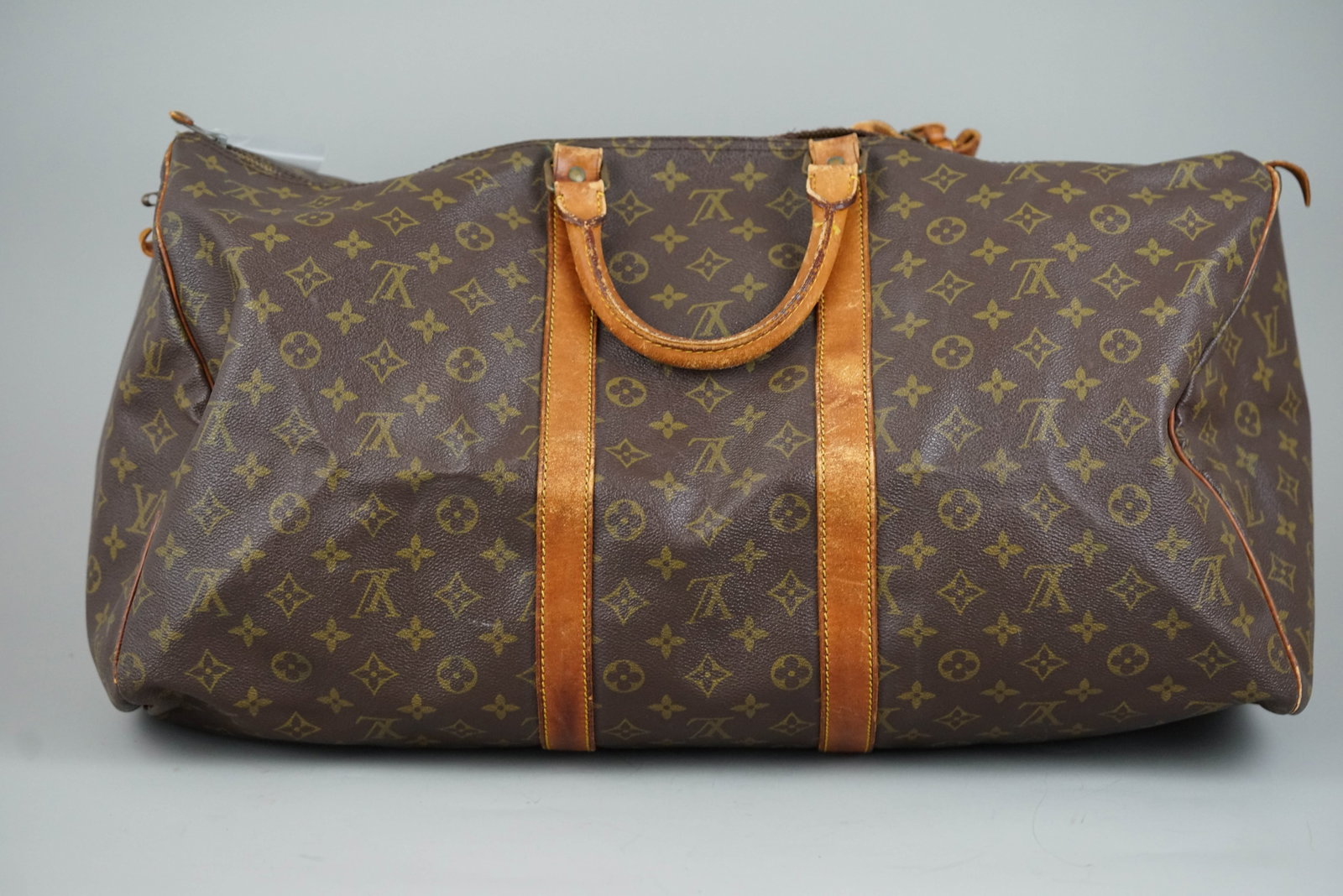LOUIS VUITTON MONOGRAM KEEPALL 55 BOSTON BAG M41424 - 5