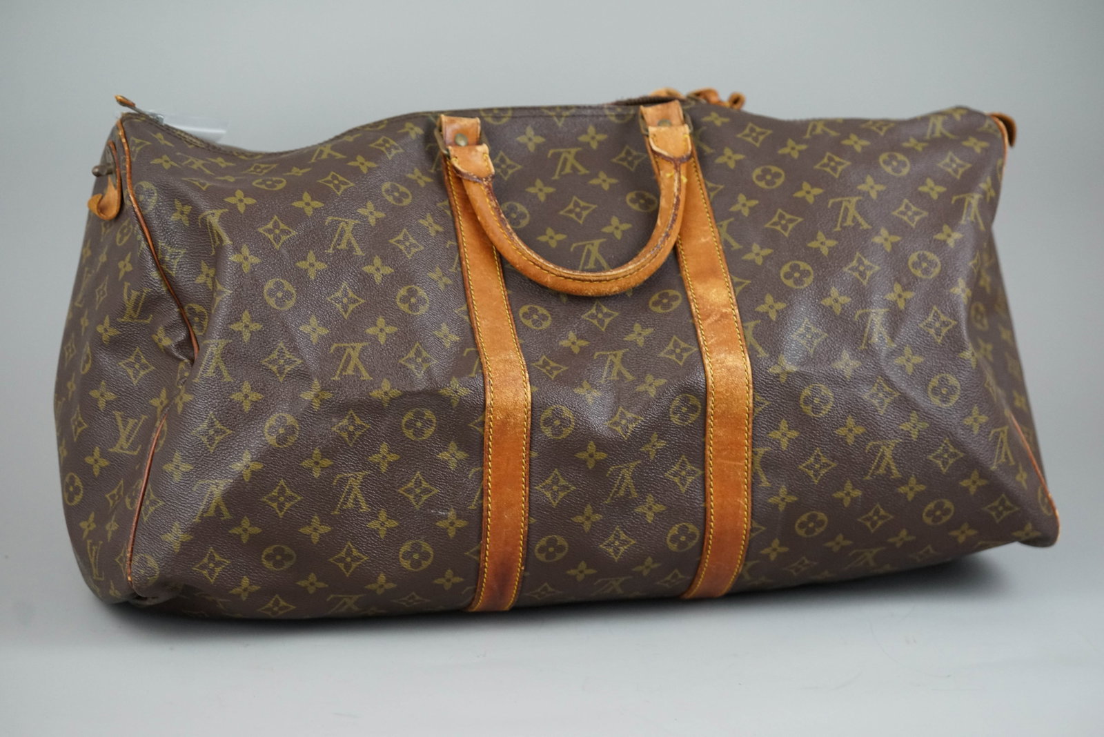 LOUIS VUITTON MONOGRAM KEEPALL 55 BOSTON BAG M41424 - 6