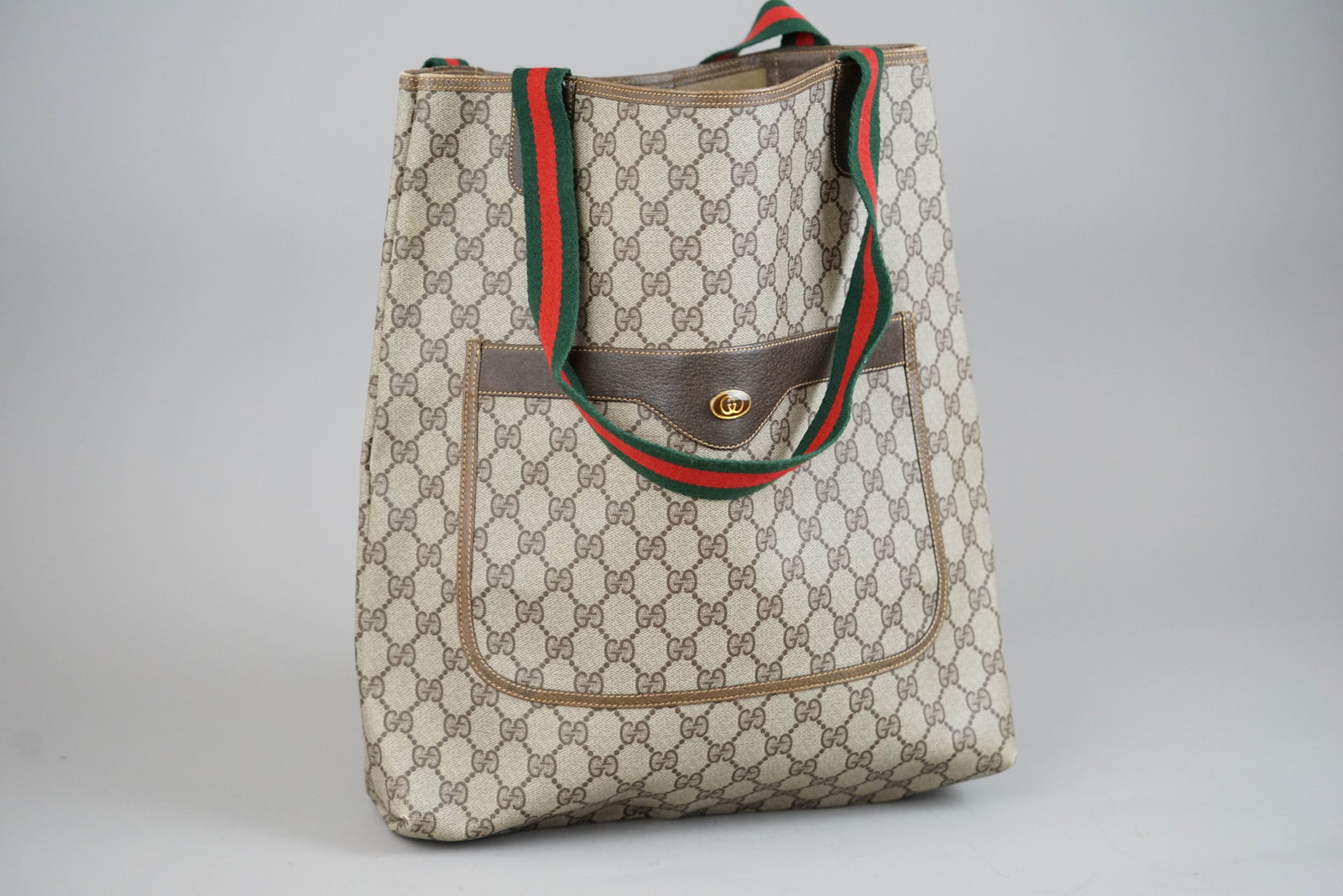 GUCCI OLD GUCCI TOTE BAG 003 BEIGE - 2