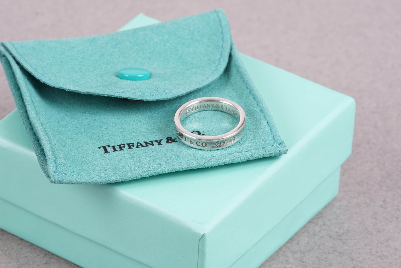 TIFFANY & CO 1837 NARROW RING - 3