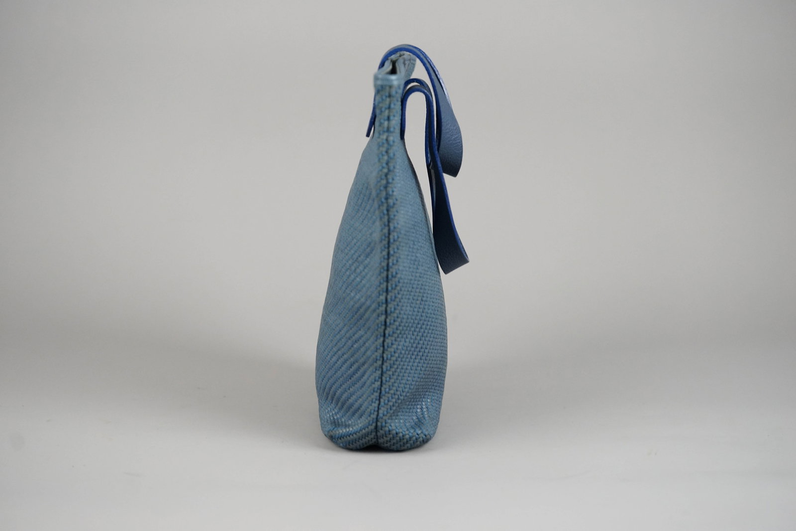 HERMES AMEDAVA DIAGO PM HANDBAG LEATHER POLYESTER BLUE - 8