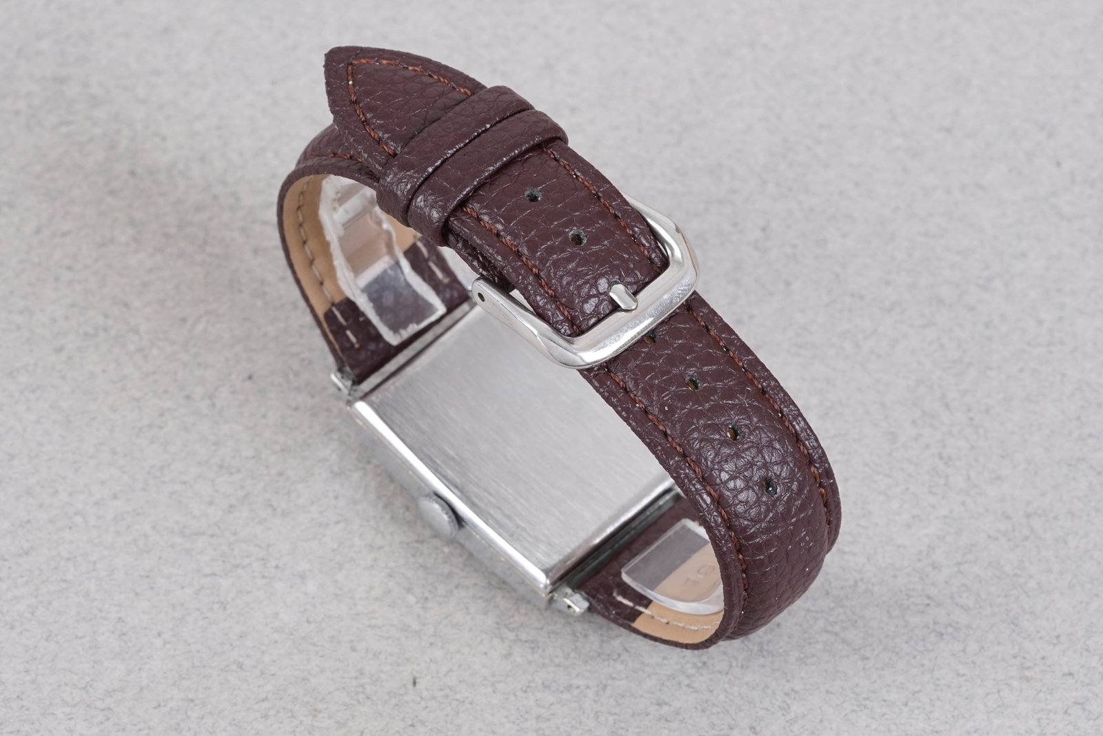MOVADO OVERSIZE TANK STYLE WRISTWATCH - 4