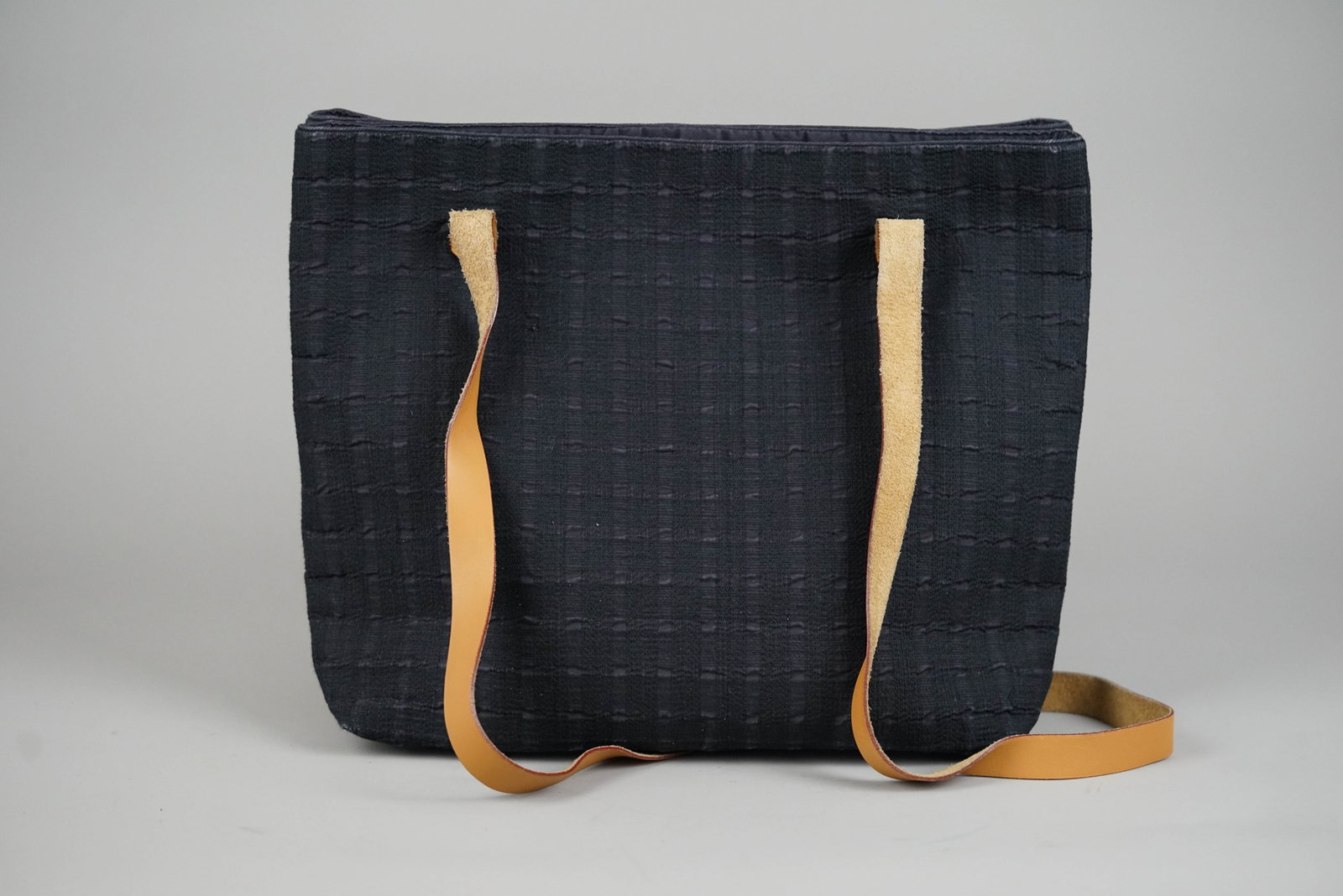 HERMES AMEDA BACA BADUPOCHE TOTE BAG CANVAS BLACK - 5