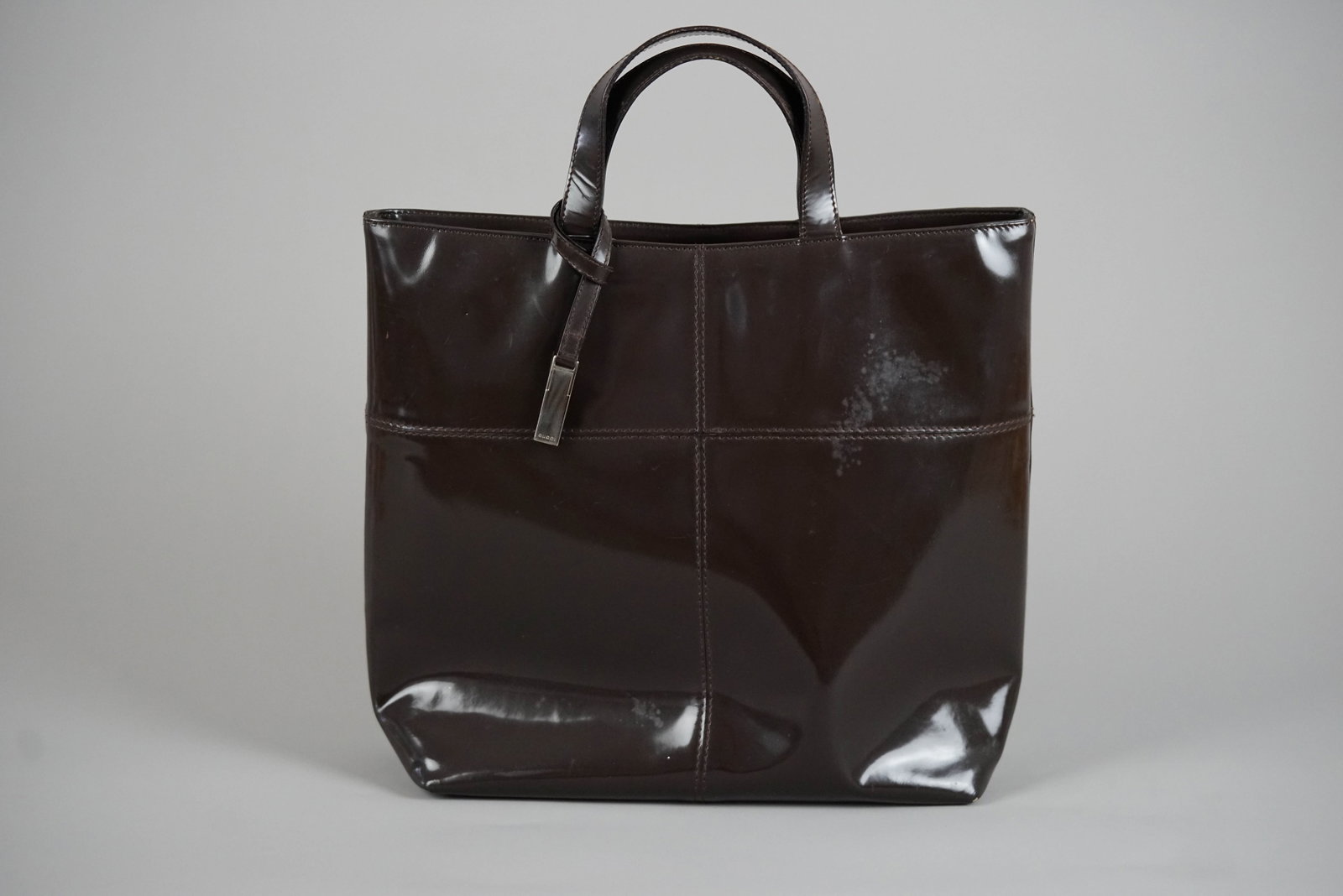GUCCI HANDBAG 0475 BROWN CHARM - 5
