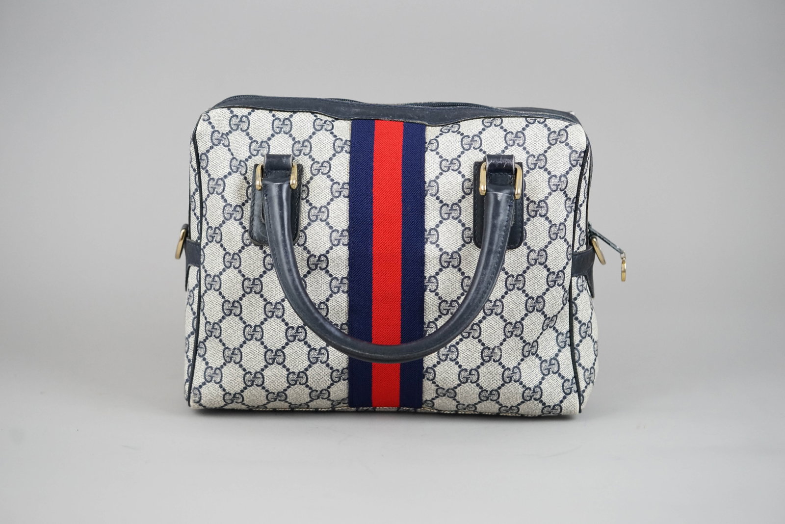 GUCCI OLD GUCCI HANDBAG PVC 3839 TWO-TONE - 5