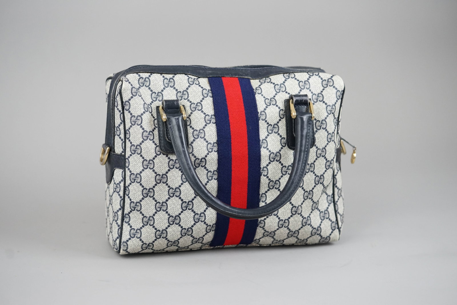 GUCCI OLD GUCCI HANDBAG PVC 3839 TWO-TONE - 6