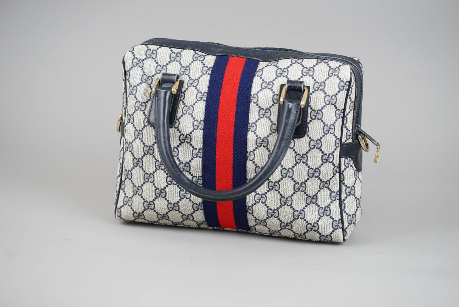 GUCCI OLD GUCCI HANDBAG PVC 3839 TWO-TONE - 7