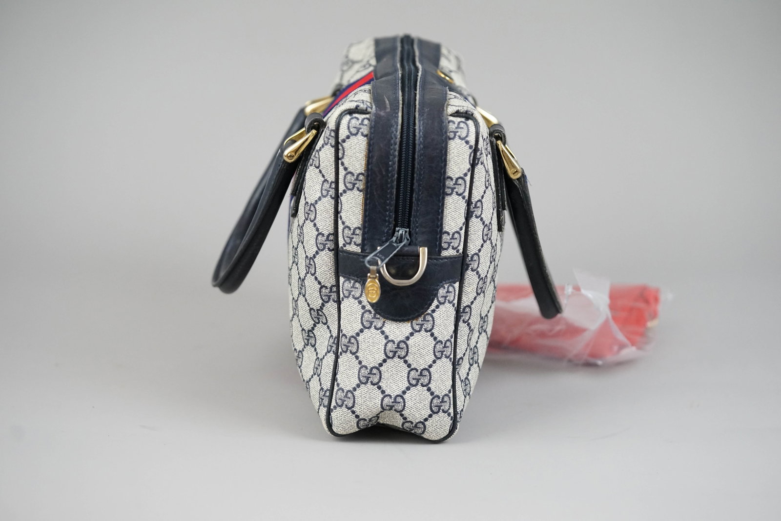GUCCI OLD GUCCI HANDBAG PVC 3839 TWO-TONE - 8