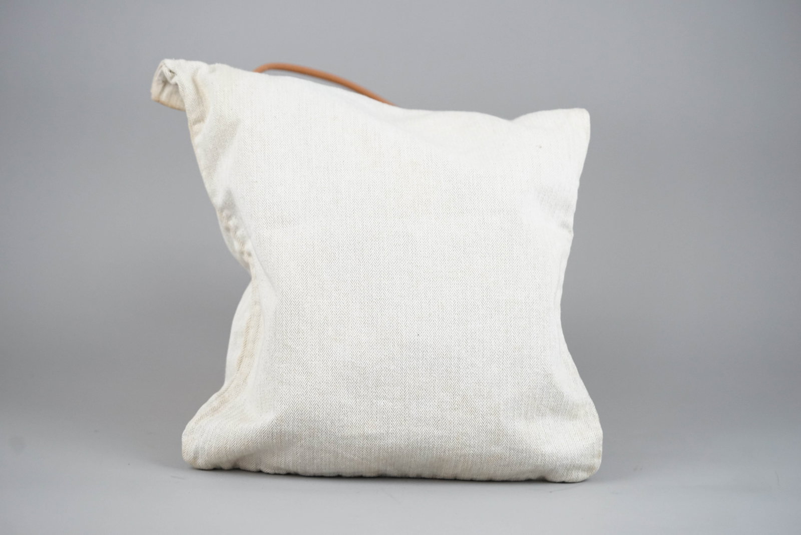 HERMES ALINE MM SHOULDER BAG CANVAS IVORY - 4