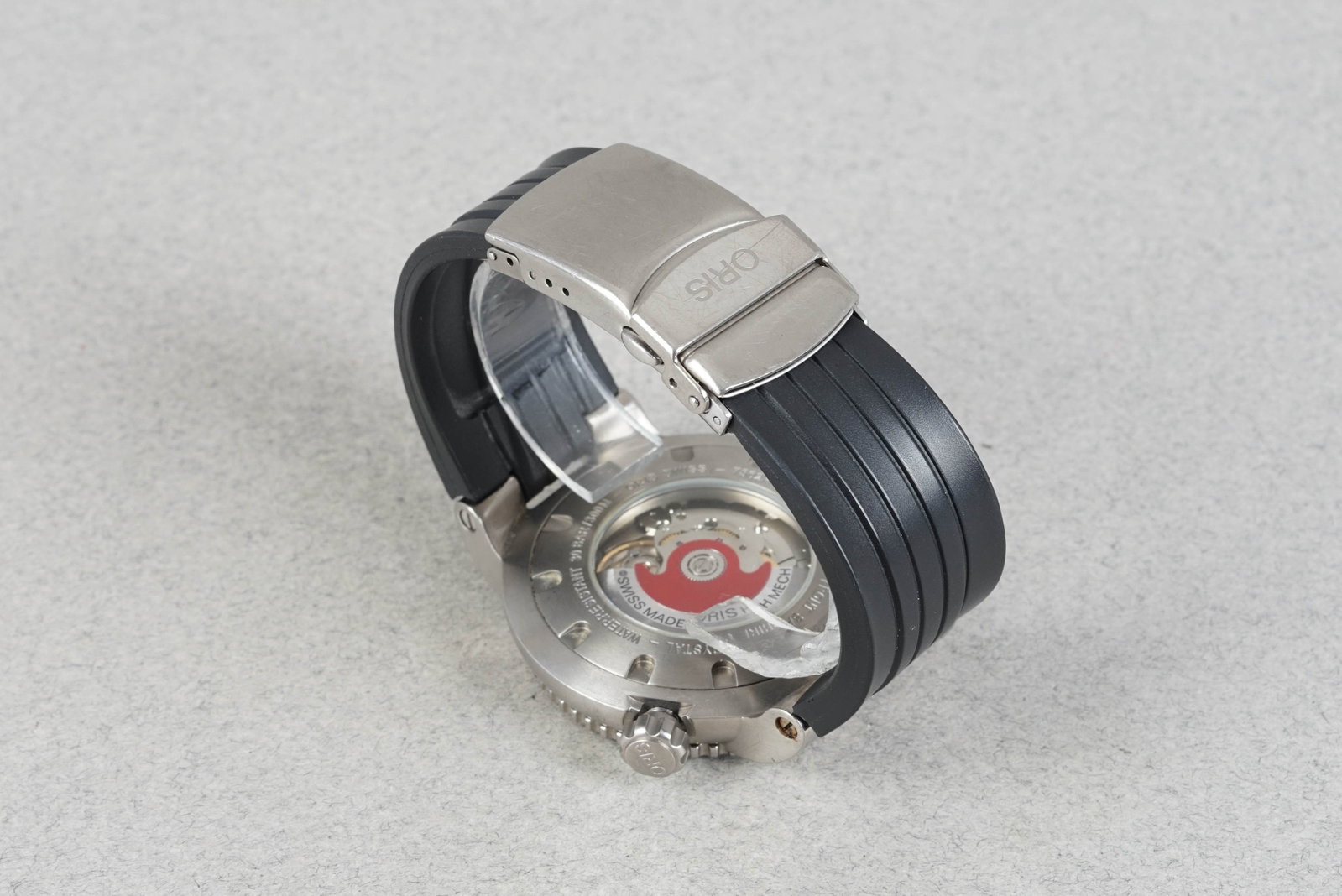 ORIS AUTOMATIC TITANIUM DATE DIVER W/ BOX REF. 7562P - 4