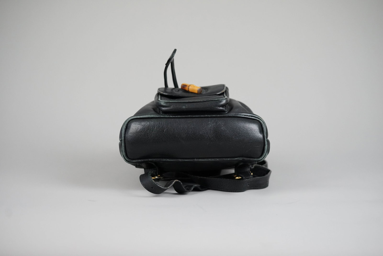 GUCCI BAMBOO BACKPACK LEATHER 0030 BLACK - 8