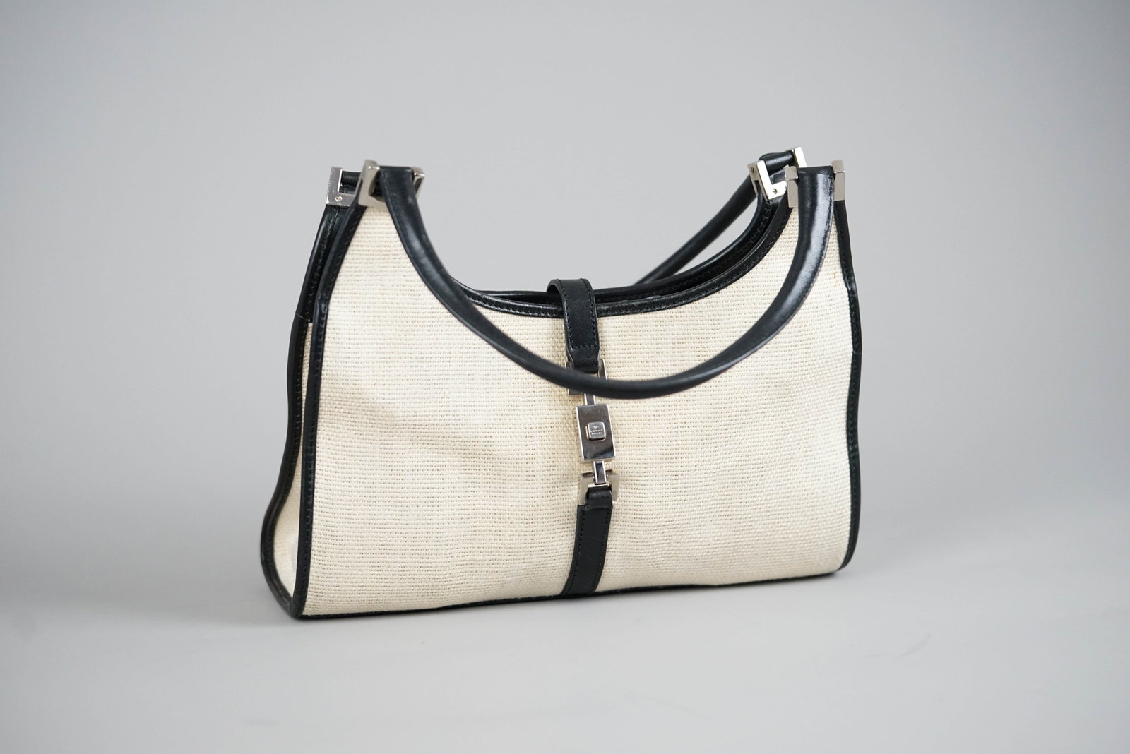 GUCCI JACKIE HANDBAG CANVAS 001998 TWO-TONE - 2