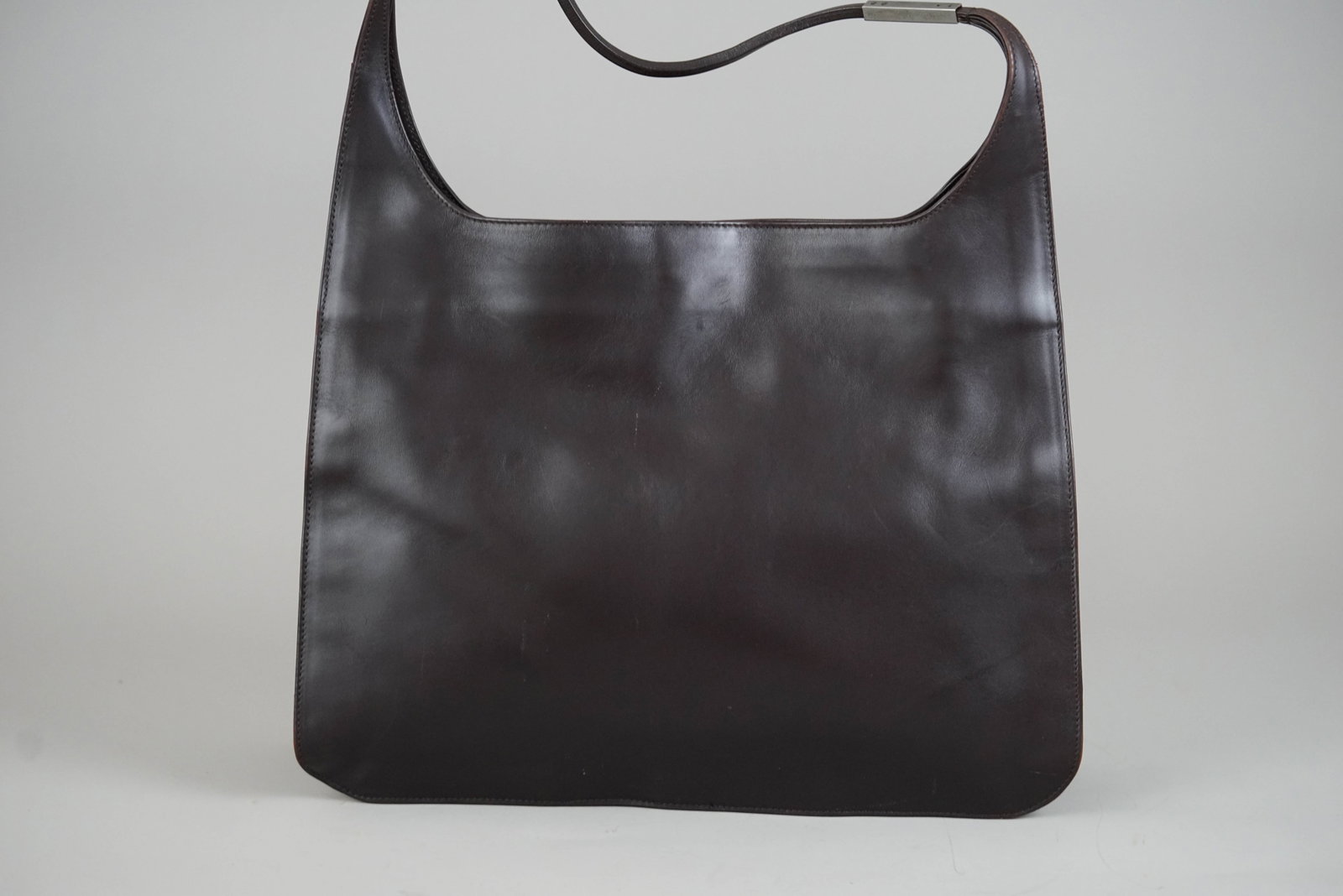 GUCCI SHOULDER BAG LEATHER 002058 BROWN - 6