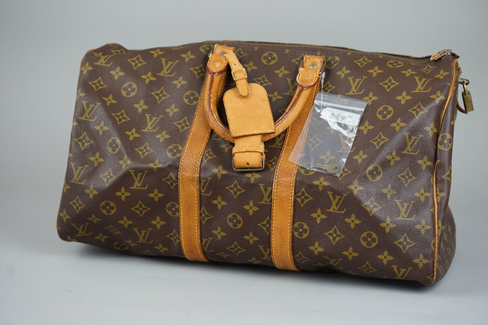 LOUIS VUITTON MONOGRAM KEEPALL 45 BOSTON BAG M41428 823SA - 3