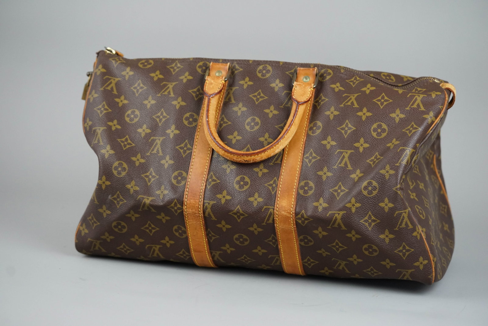 LOUIS VUITTON MONOGRAM KEEPALL 45 BOSTON BAG M41428 823SA - 7