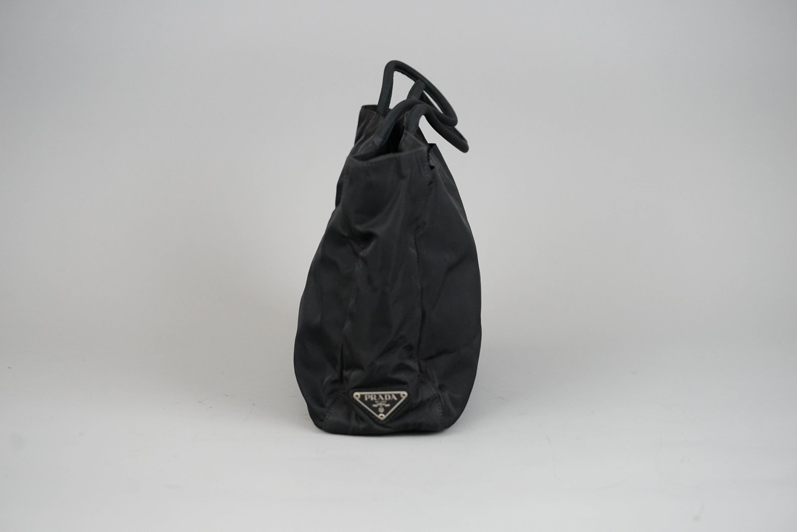 PRADA POCONO HANDBAG NYLON BLACK - 4