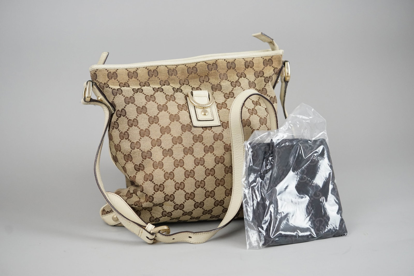 GUCCI GG CANVAS ABBY SHOULDER BAG CANVAS 204991 BROWN - 2